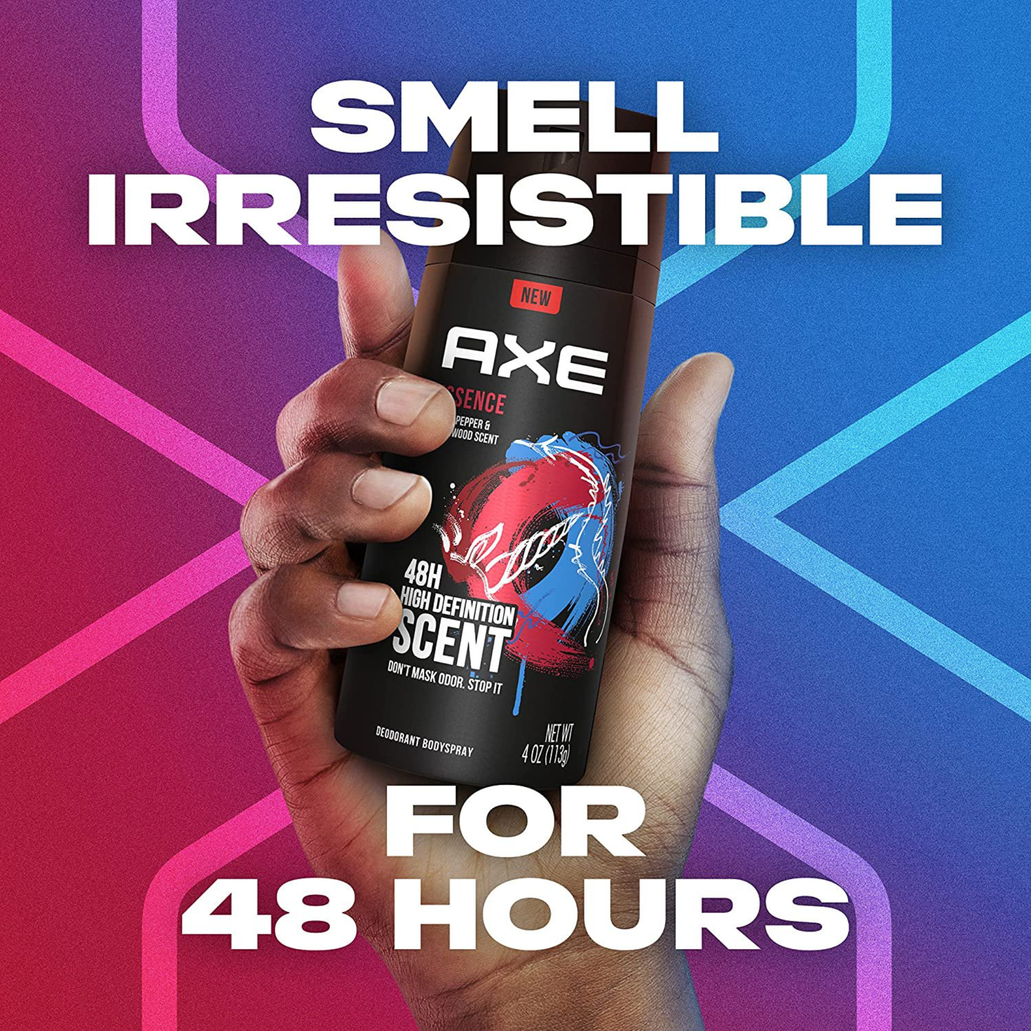 AXE Men's 48 Hr Deodorant Body Spray - Essence, 4 oz