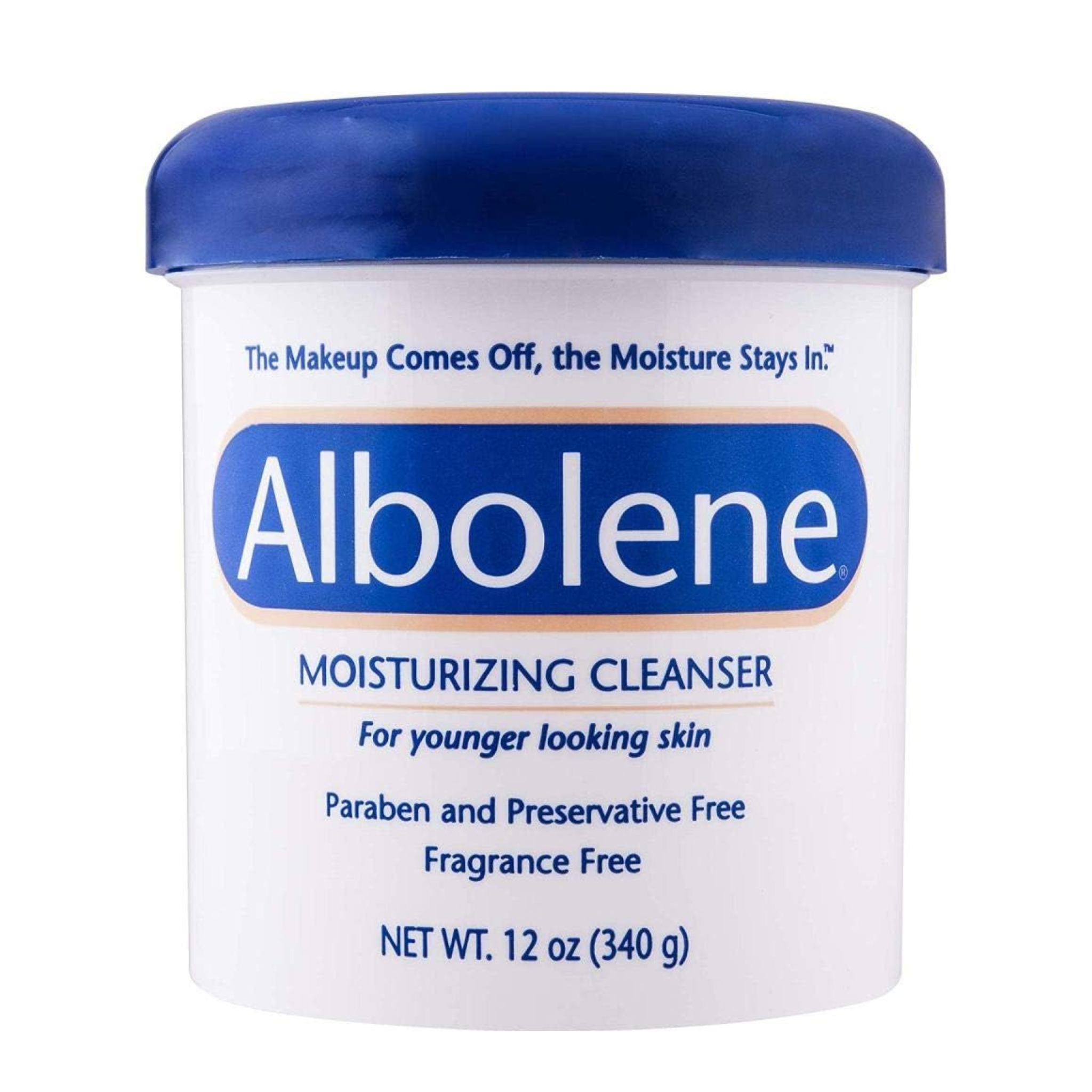 Albolene, Moisturizing Cleanser, Fragrance-Free Makeup Remover, 12 oz