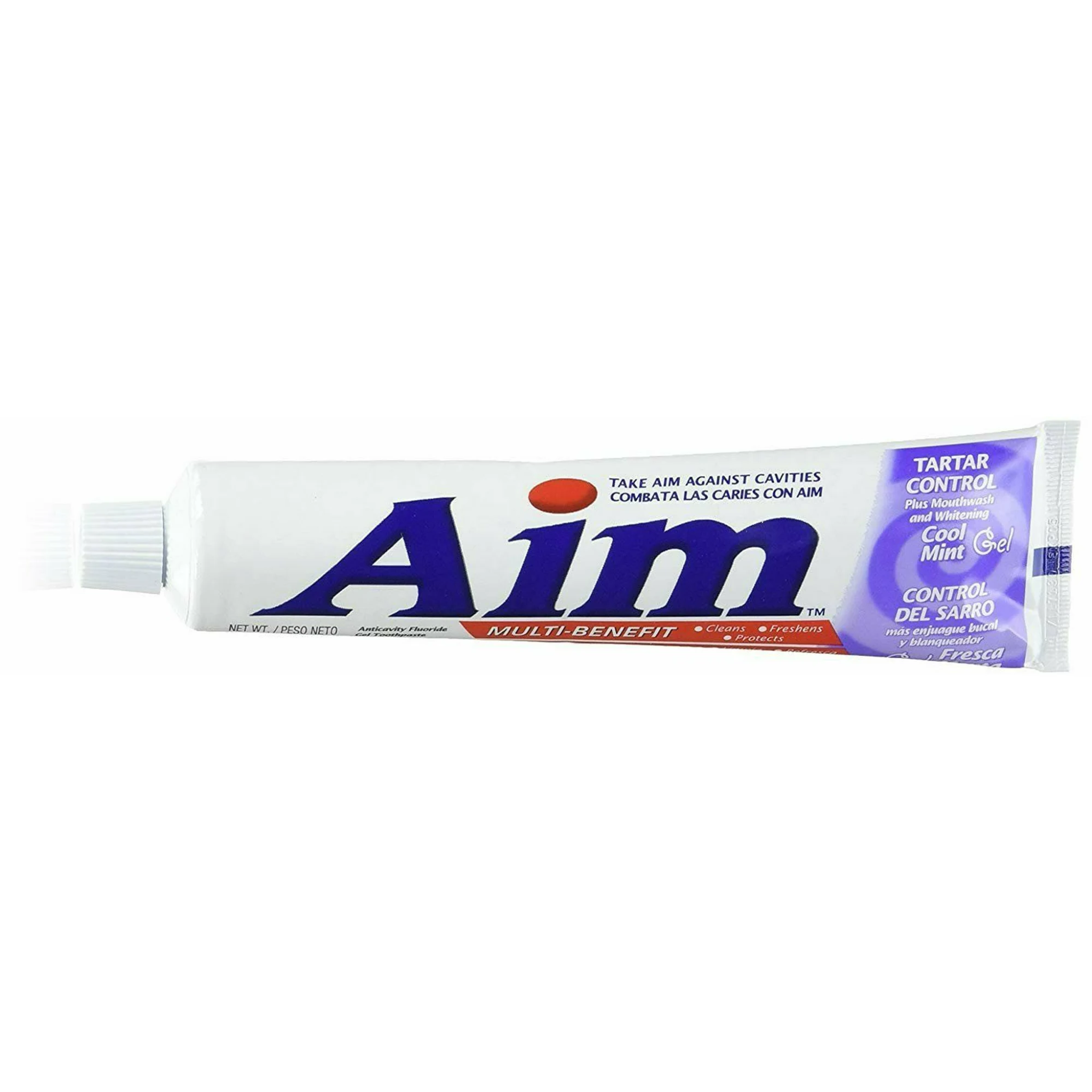 Aim, Toothpaste Gel, Tartar Control with Cool Mint Flavor for Fresh Breath, 5.5 oz