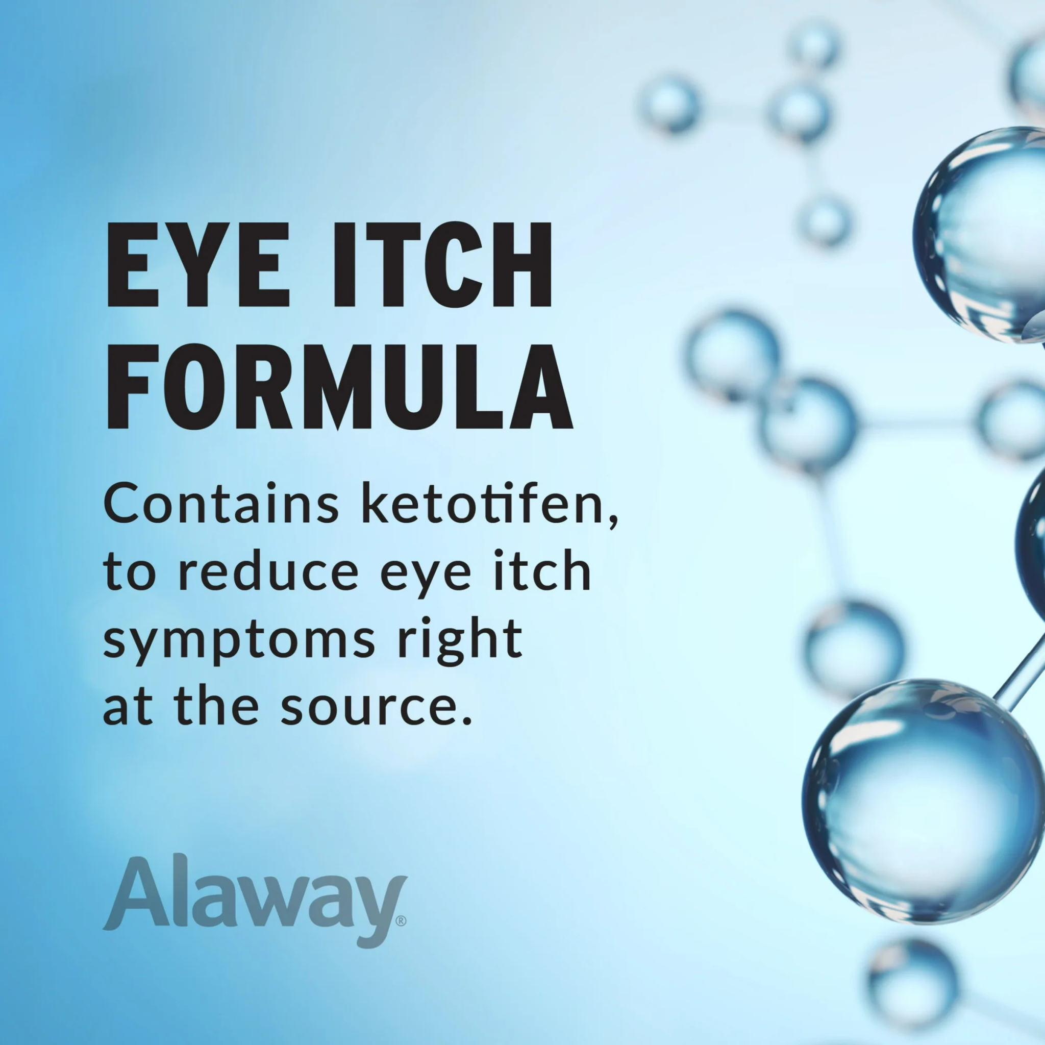 Alaway Antihistamine Eye Drops, from Bausch + Lomb 0.34 FL OZ