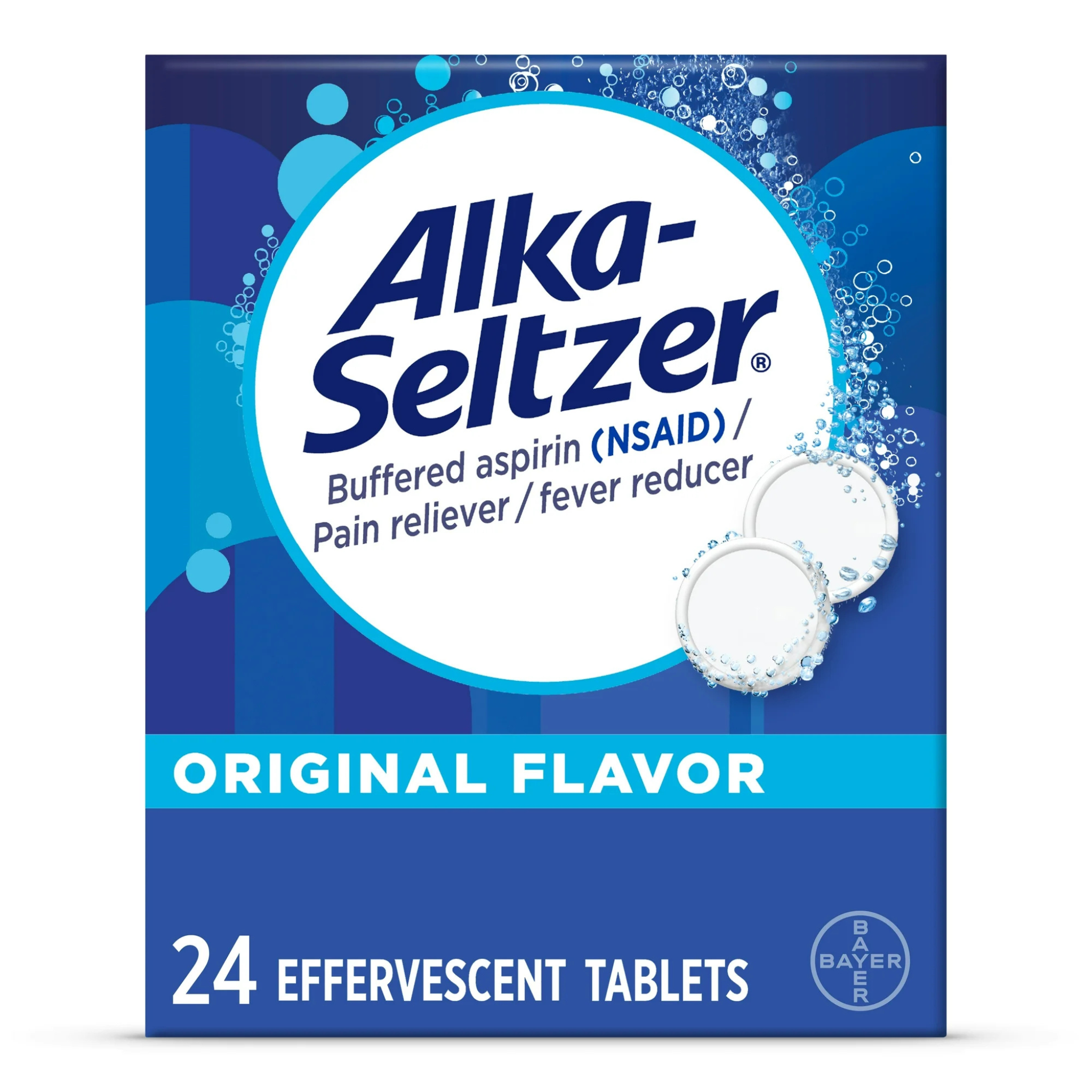 Alka-Seltzer Original Effervescent Tablets, 24 ct