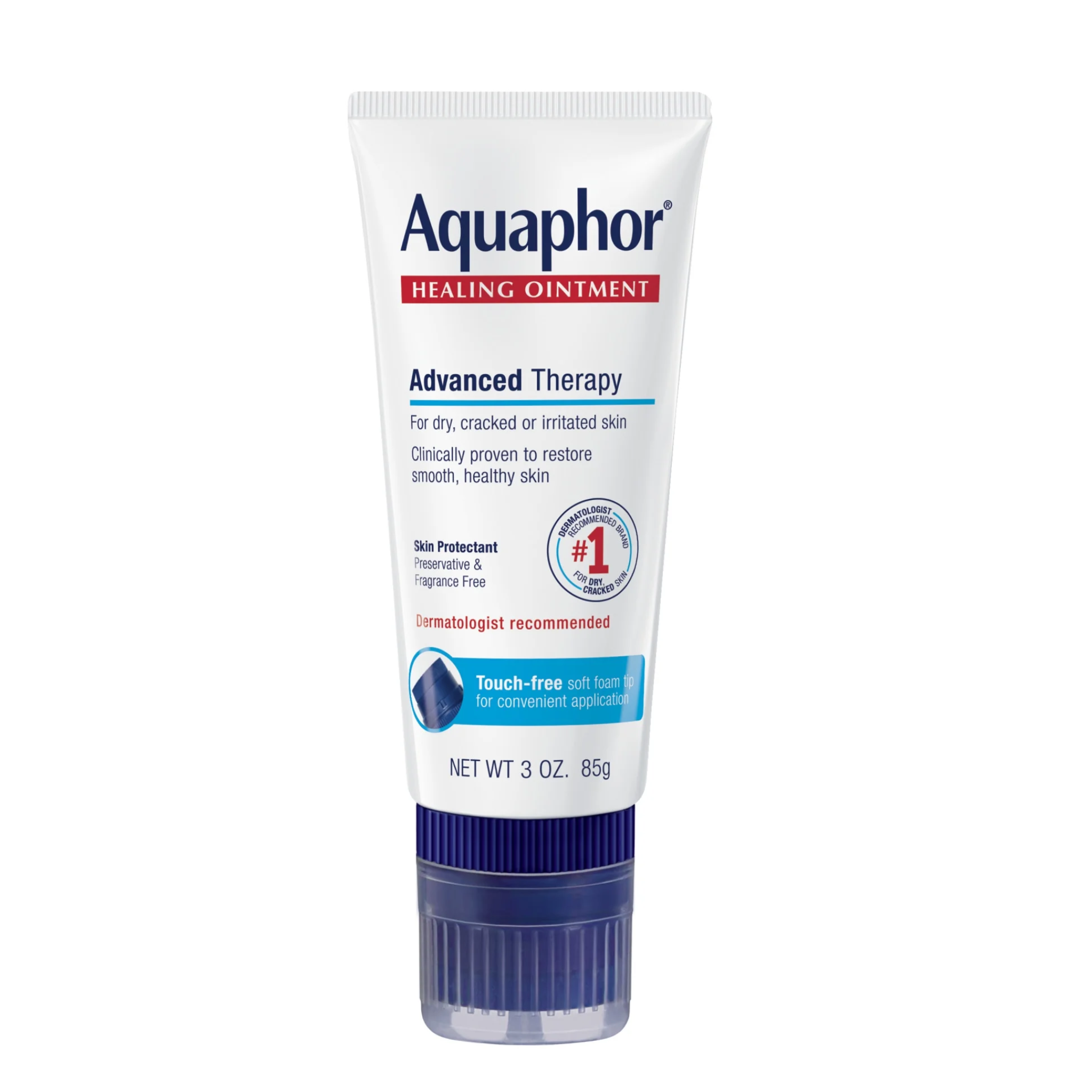 Aquaphor®, Healing Ointment, Advanced Therapy Skin Protectant for Dry & Cracked Skin, 3 oz