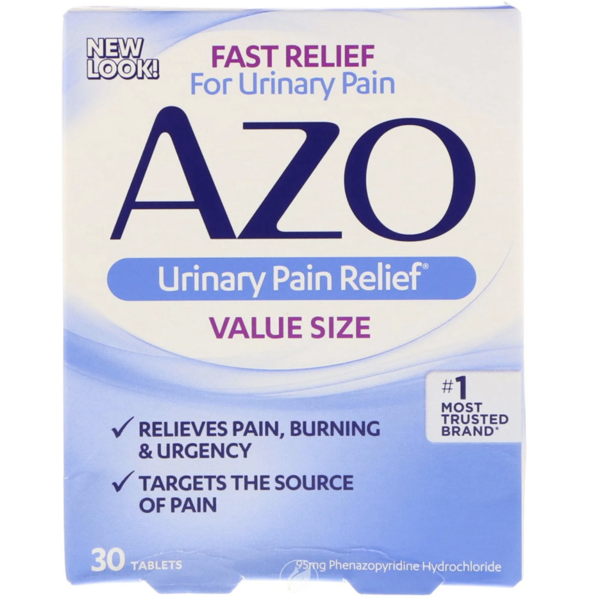 Azo Standard, Urinary Pain Relief, 30 Tablets