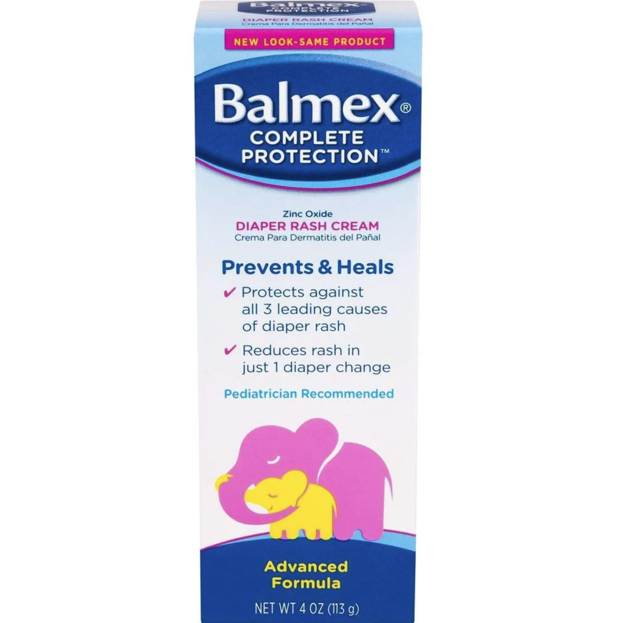 Balmex Complete Protection Diaper Rash Cream, 4 oz