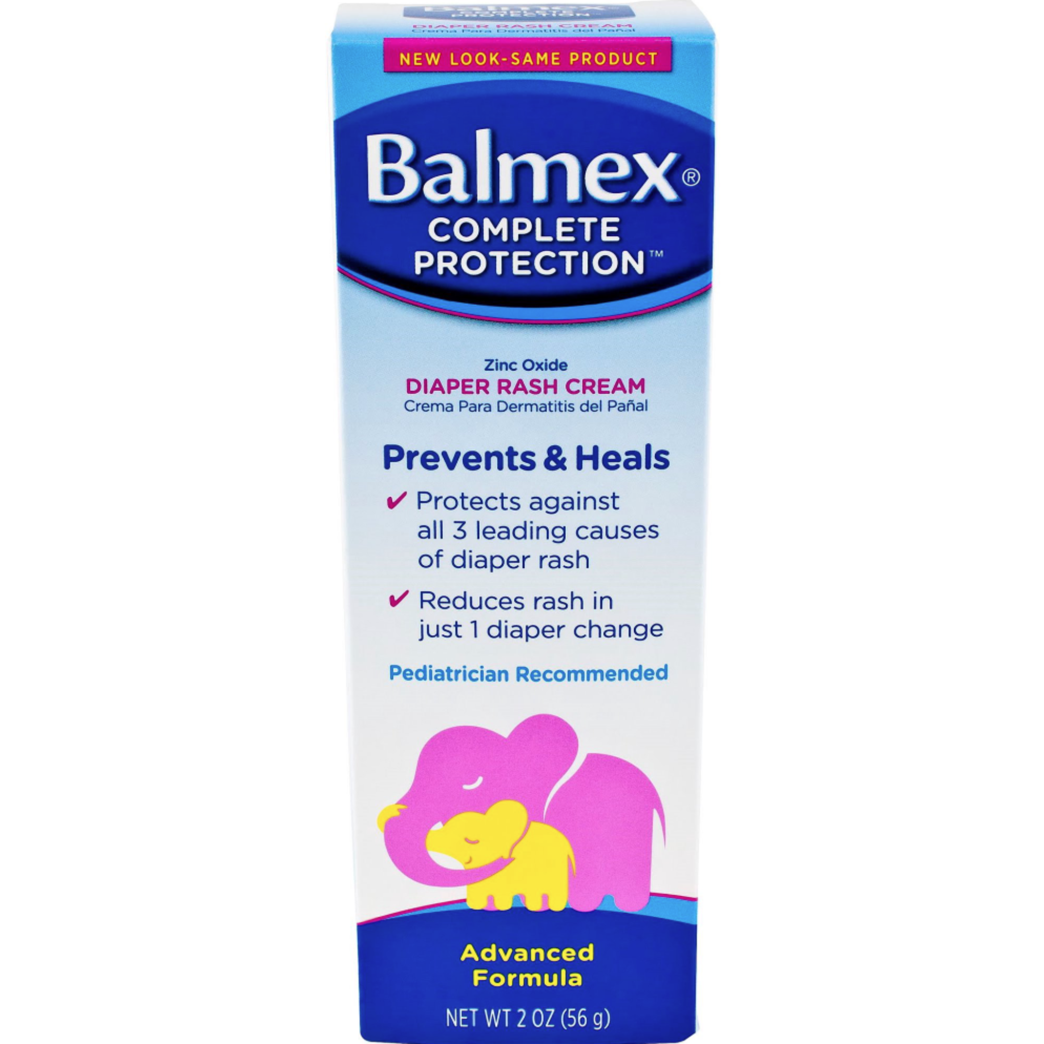 Balmex Zinc Oxide Diaper Rash Cream 2 oz