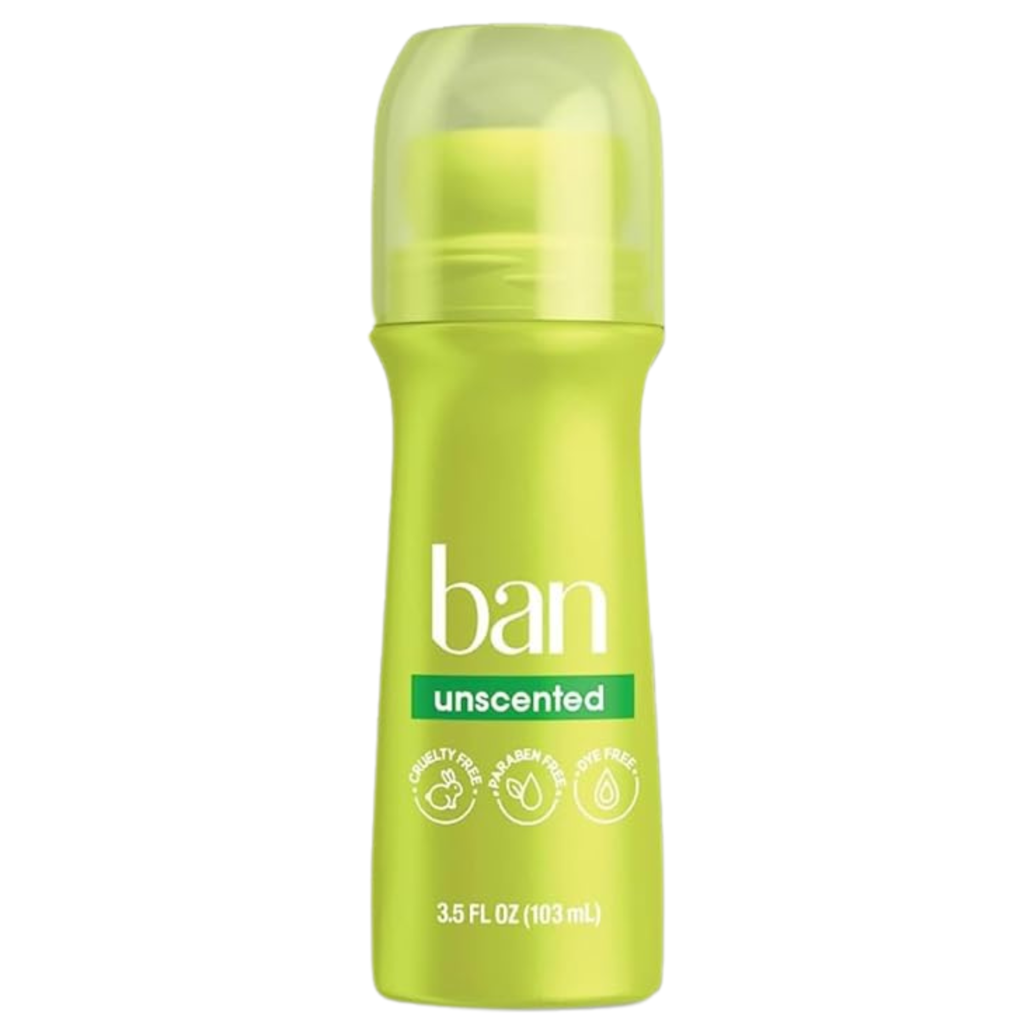 Ban Roll-On Antiperspirant Deodorant Unscented 3.5 Oz