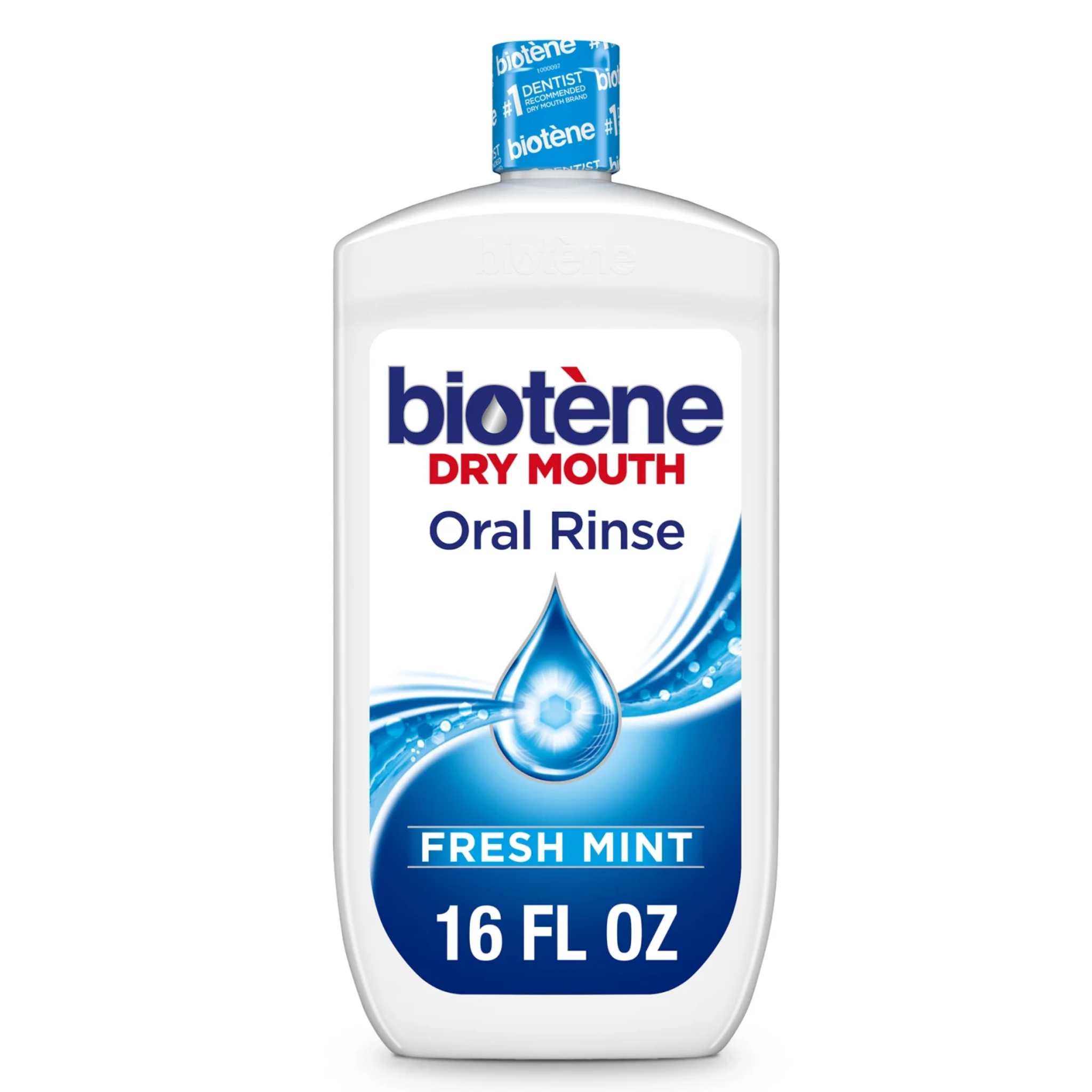 Biotene, Oral Rinse Moisturizing Mouthwash, Dry Mouth Relief, Mint, for Children & Adults, 16 fl oz