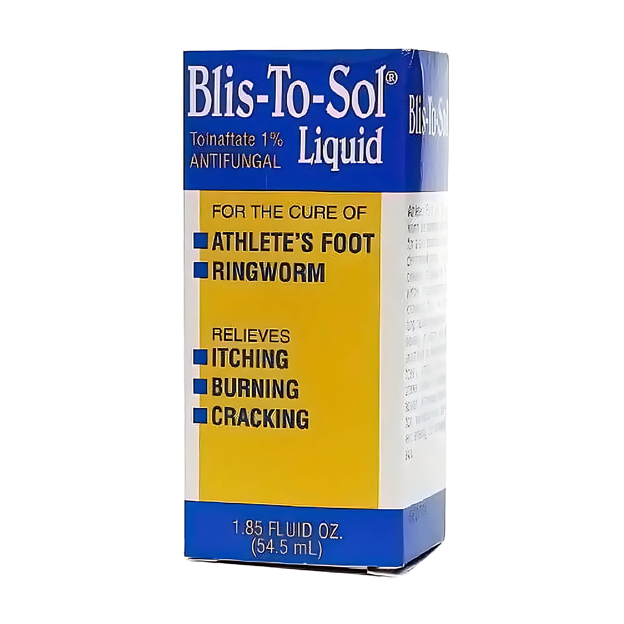 Blis-To-Sol, Athlete's Foot and Ringworm Antifungal Liquid, Fast-Acting Treatment for Skin Infections, 1.85 oz