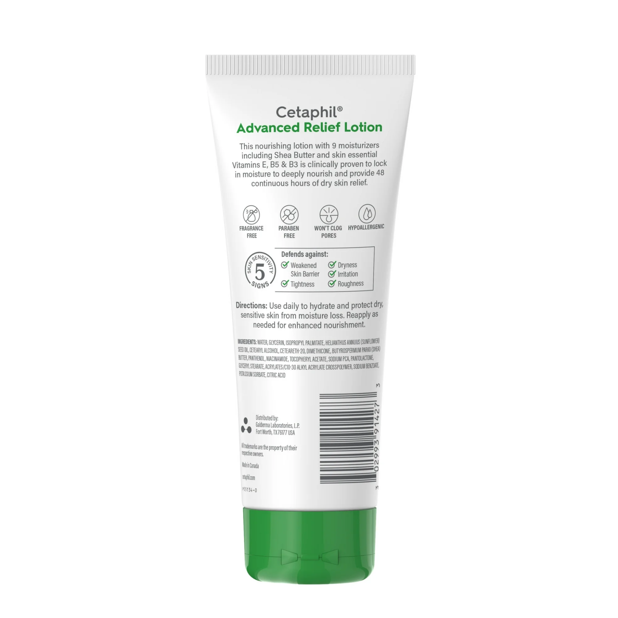 Cetaphil, Advanced Radiance Lotion with Shea Butter, Fragrance-Free and Nourishing for Sensitive Skin, 8 oz