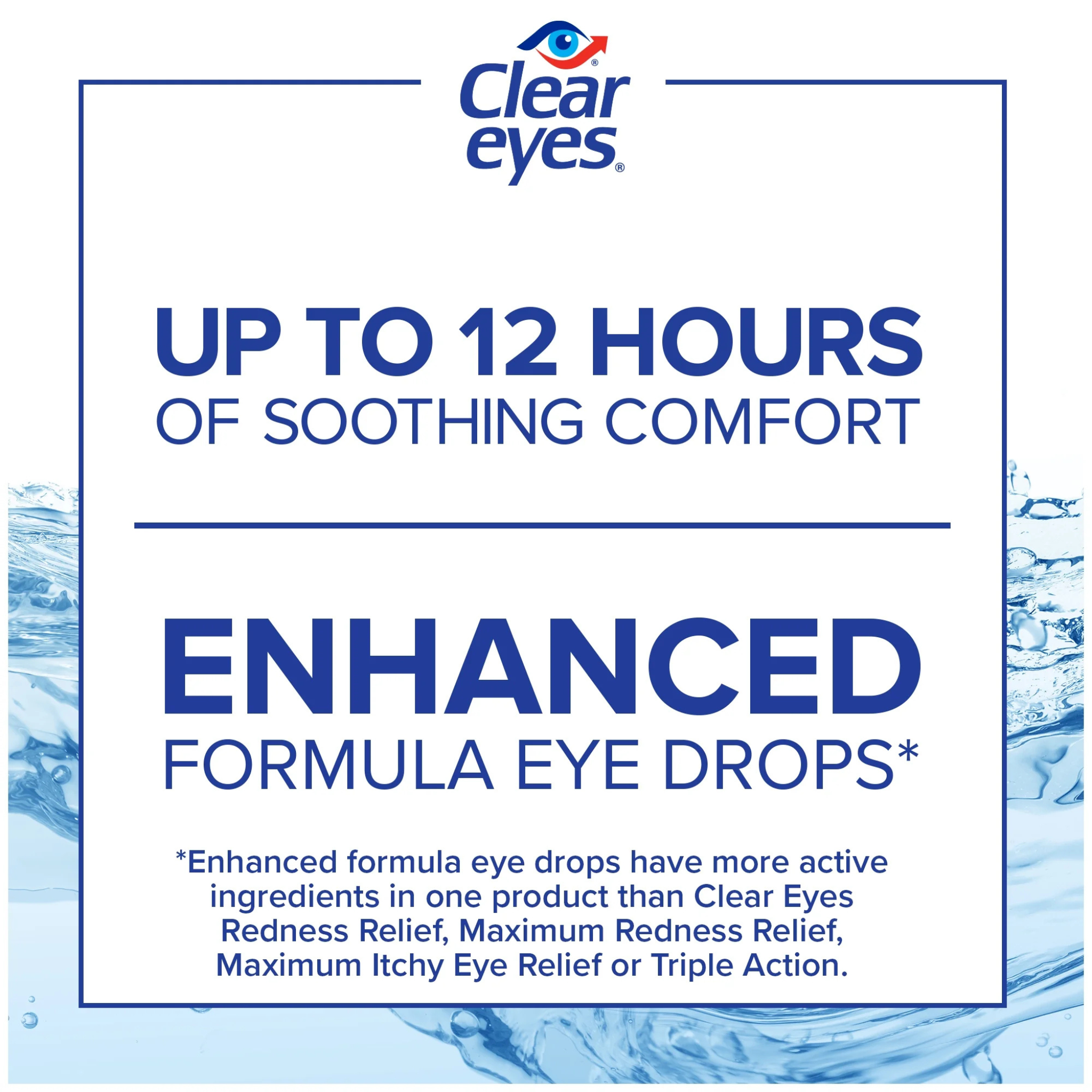 Clear Eyes 7 Symptom Relief Lubricant Eye Drops, 0.5 fl oz