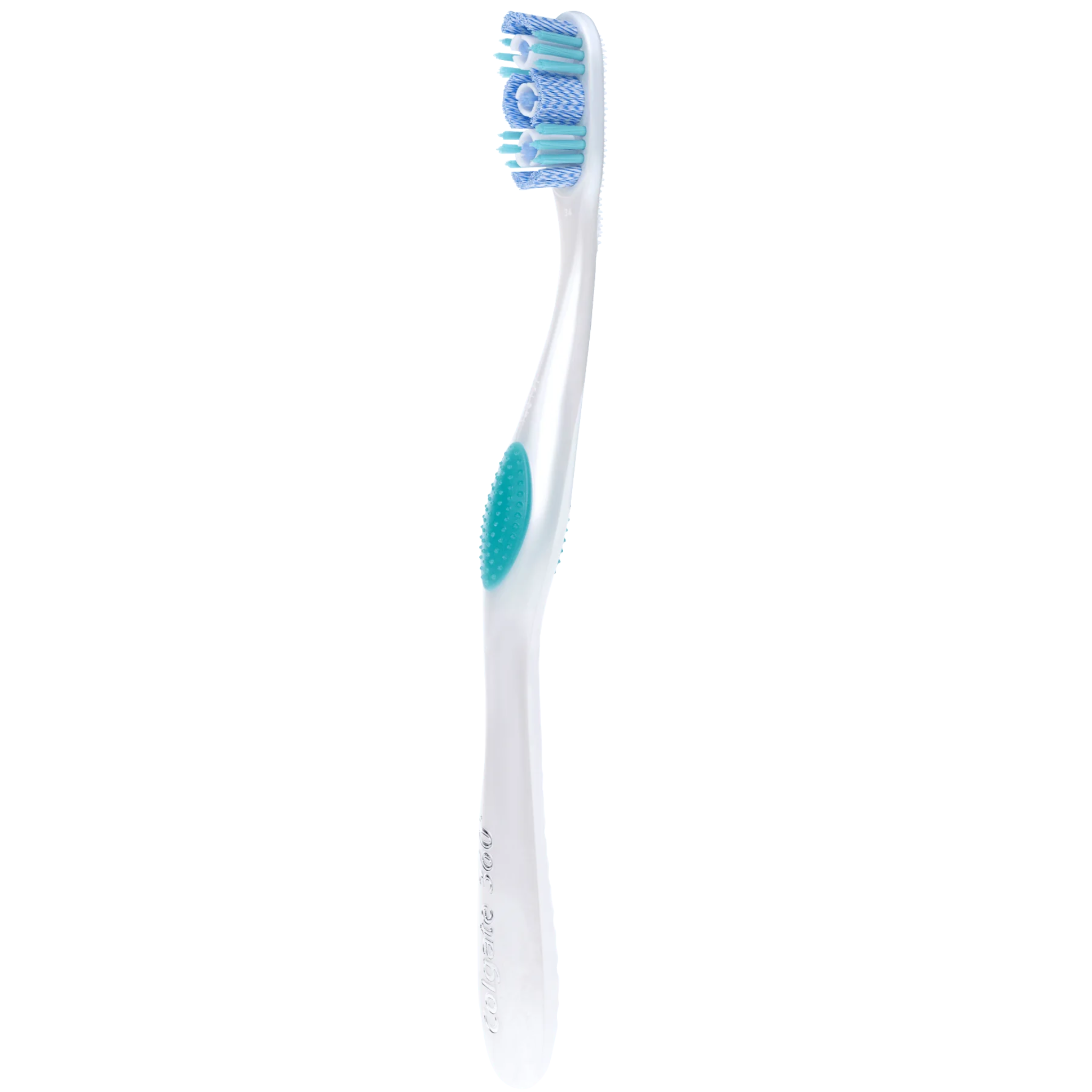 Colgate, 360° Optic White Whitening Toothbrush, Soft Bristles for Superior Cleaning and Whitening, 1 Count