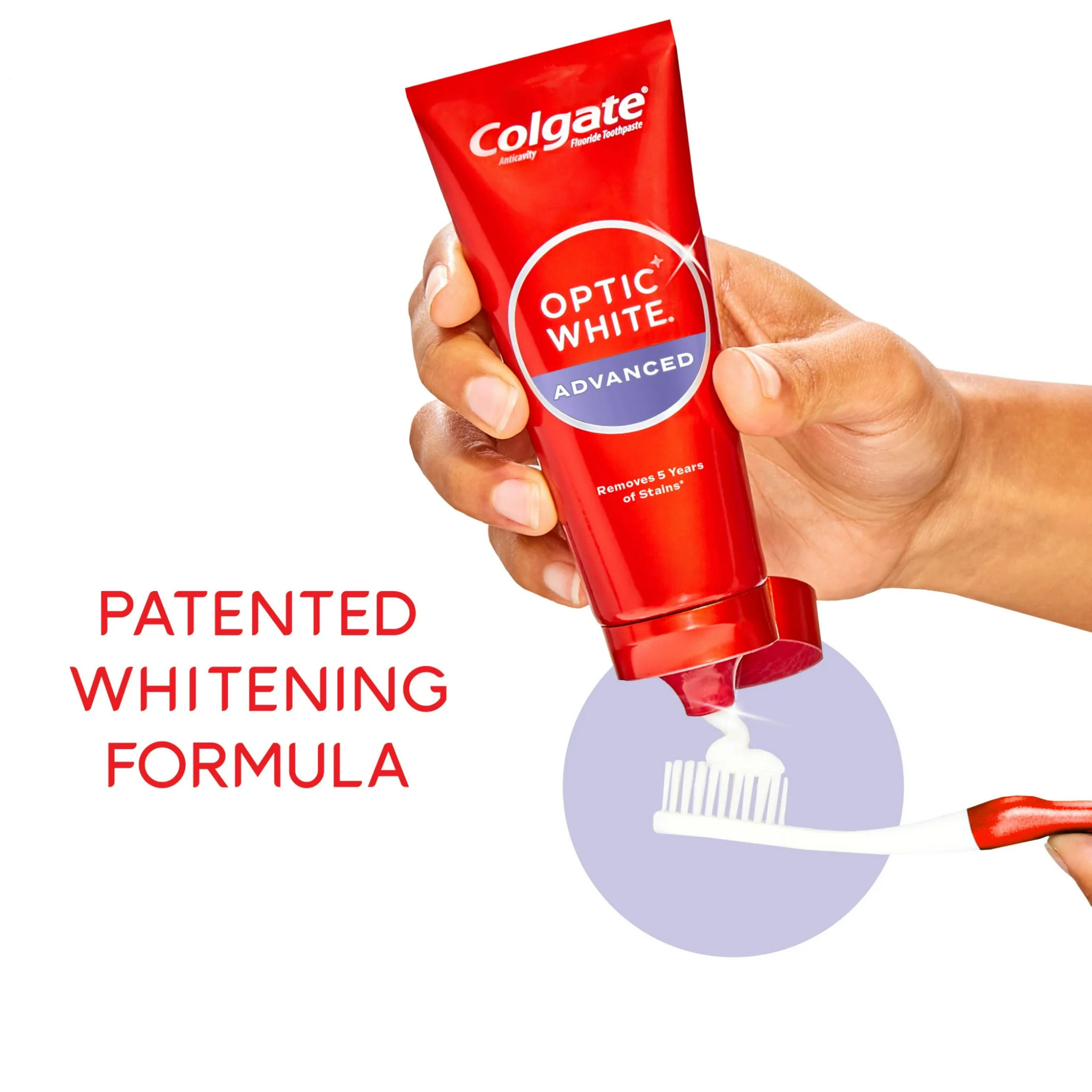 Colgate, Advanced Whitening Toothpaste, Sparkling White Formula for Stain Removal and Fresh Breath, 4.5 oz