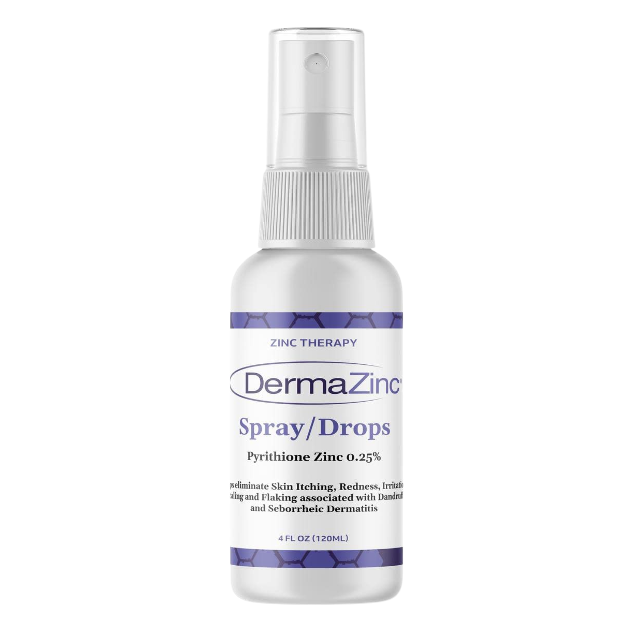 DermaZinc, Zinc Therapy Spray/Drops, Fast-Acting Relief for Skin Irritations, 4 oz Bottle