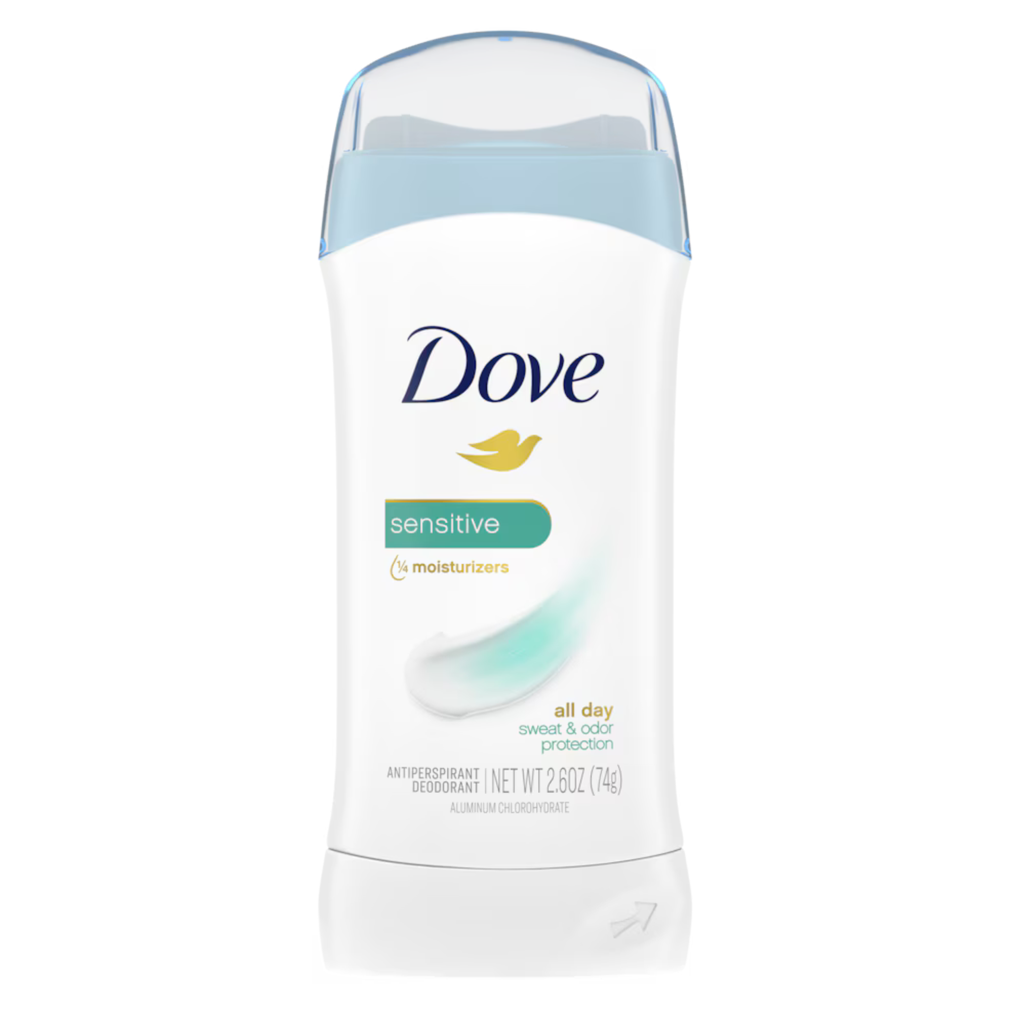 Dove Invisible Solid Antiperspirant Deodorant Stick for Women, Sensitive Skin 2.6 Ounce