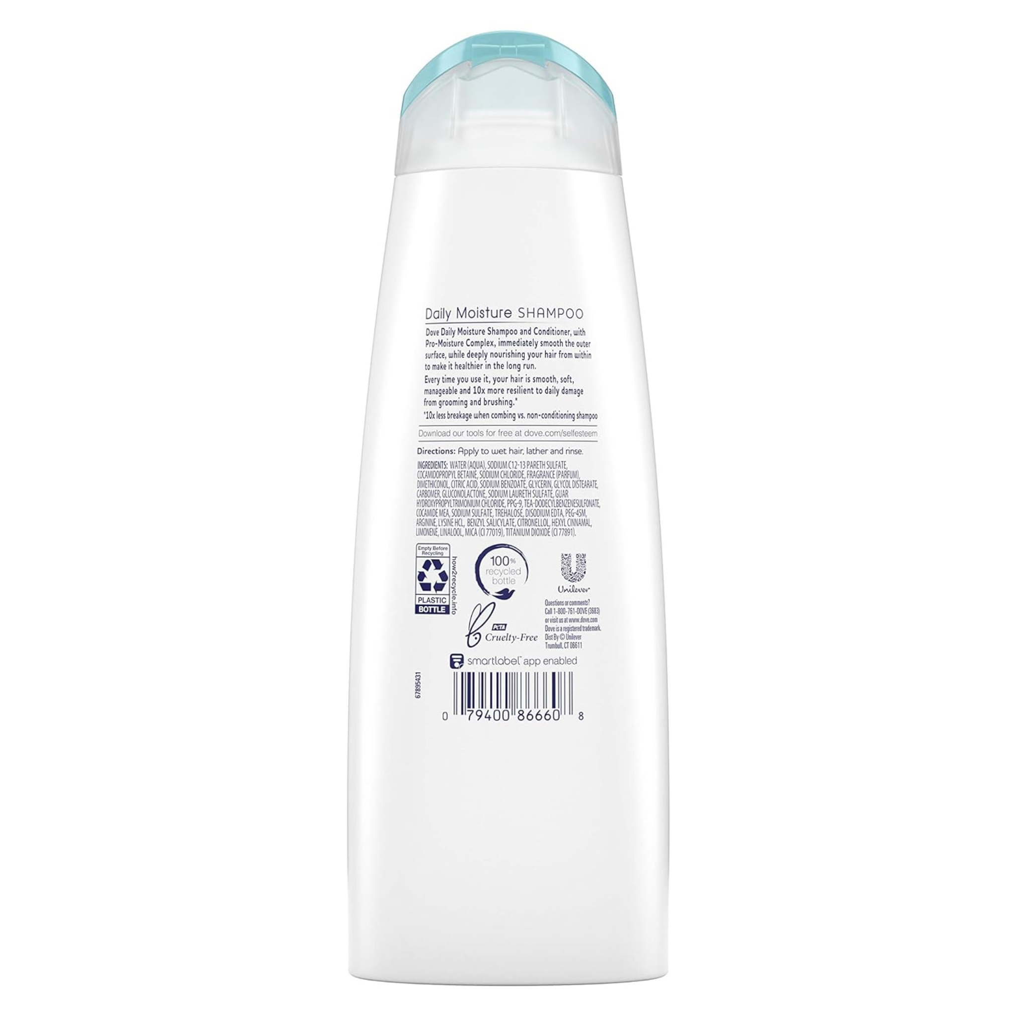 Dove, Nutritive Solutions Shampoo, Daily Moisture for Soft and Manageable Hair, 12 Oz