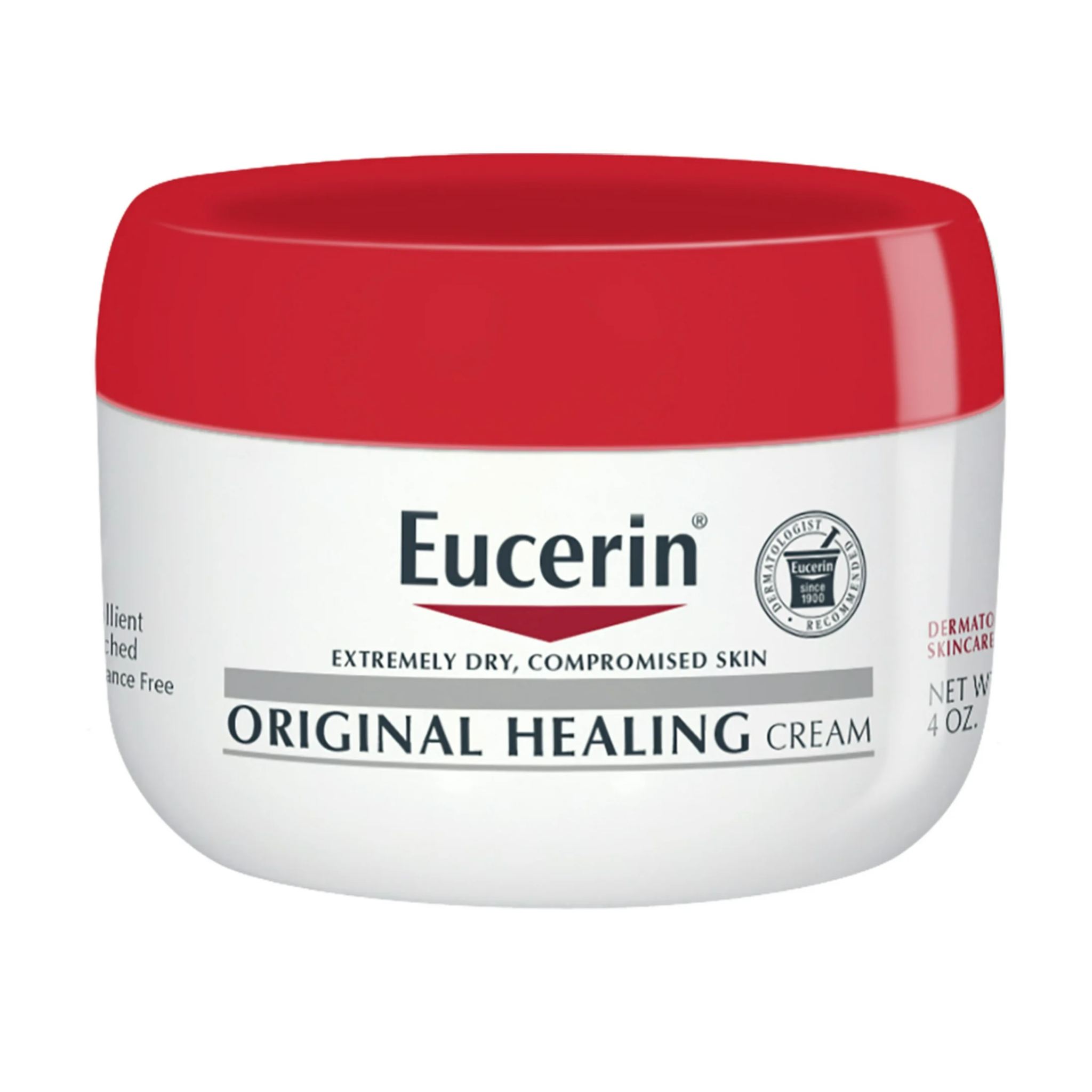 Eucerin, Original Healing Cream, Body Cream for Lasting Hydration and Dry Skin Relief, 4 oz Jar