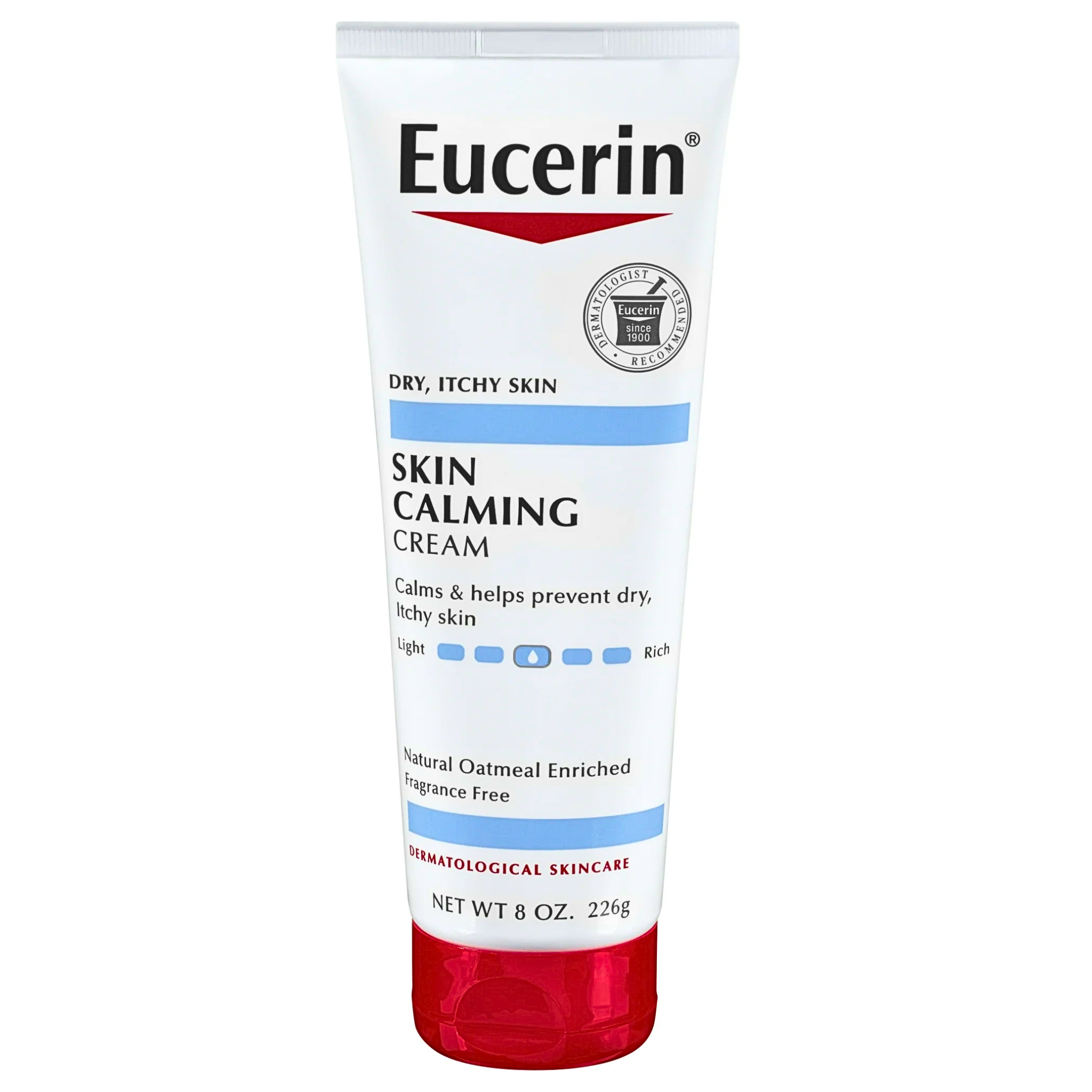 Eucerin®, Skin Calming Daily Moisturizing Cream for Dry, Itchy Skin, 8 oz Tube