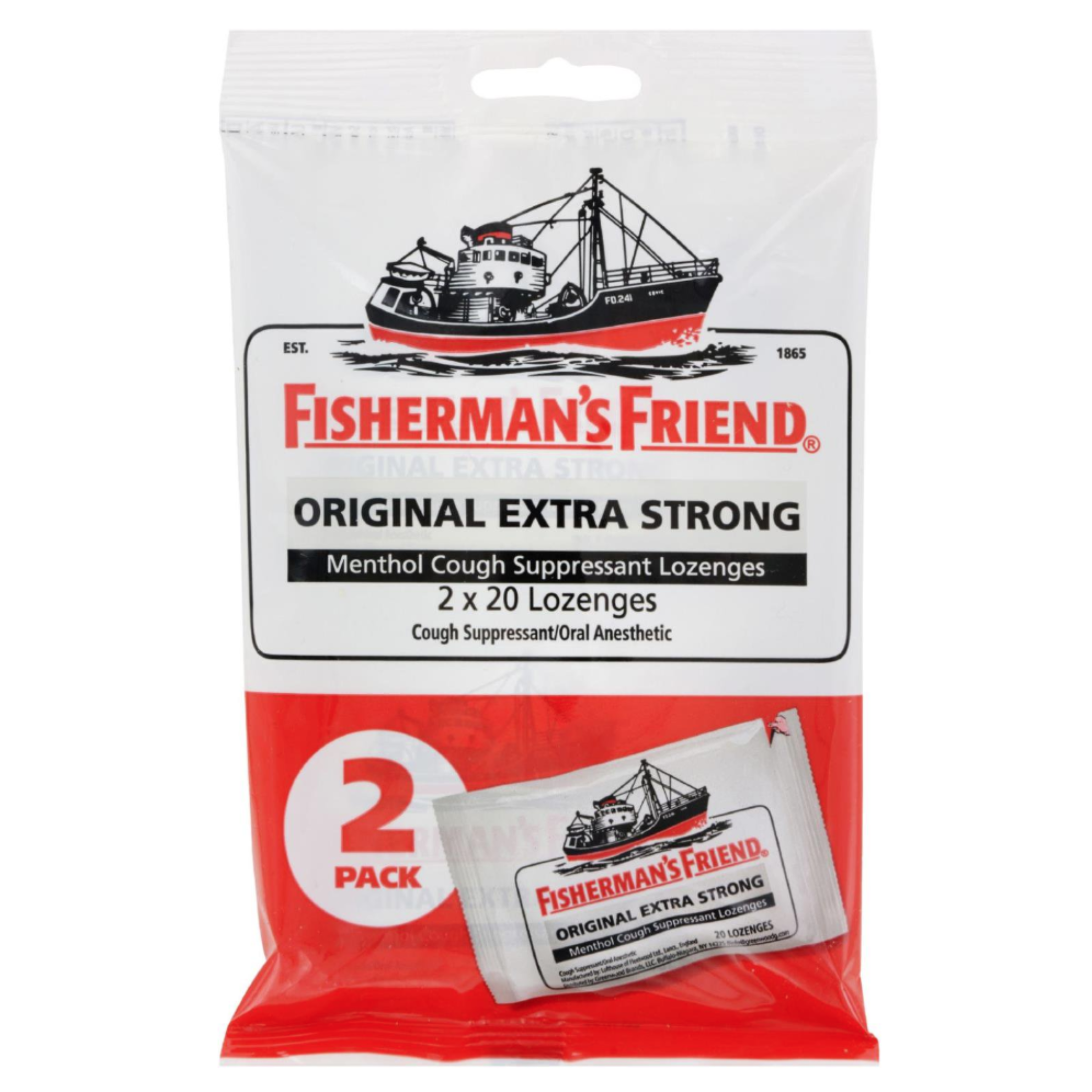 Fishermans Friend Original Extra Strong Drops 40ct