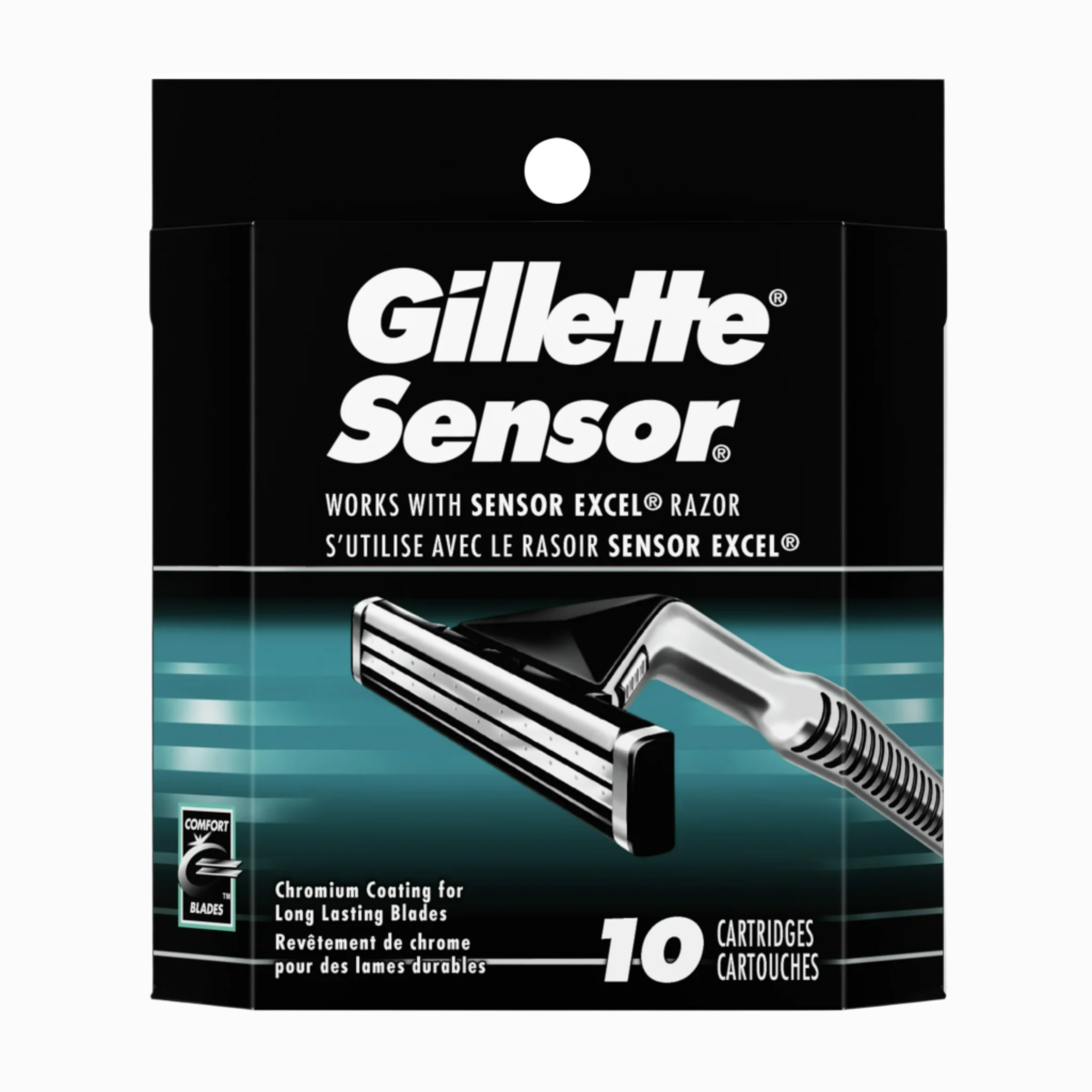 Gillette, Sensor Razor Blade Refills for Men, Smooth and Precise Shave, 10 Count