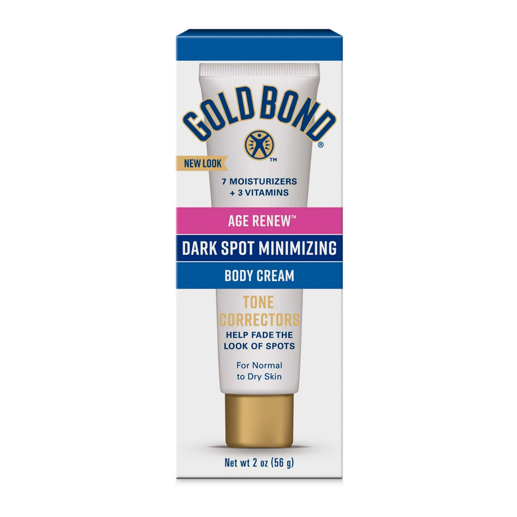 Gold Bond, Dark Spot Minimizing Lotion & Cream, Enhances Skin Appearance with Aloe, 2 oz Tube