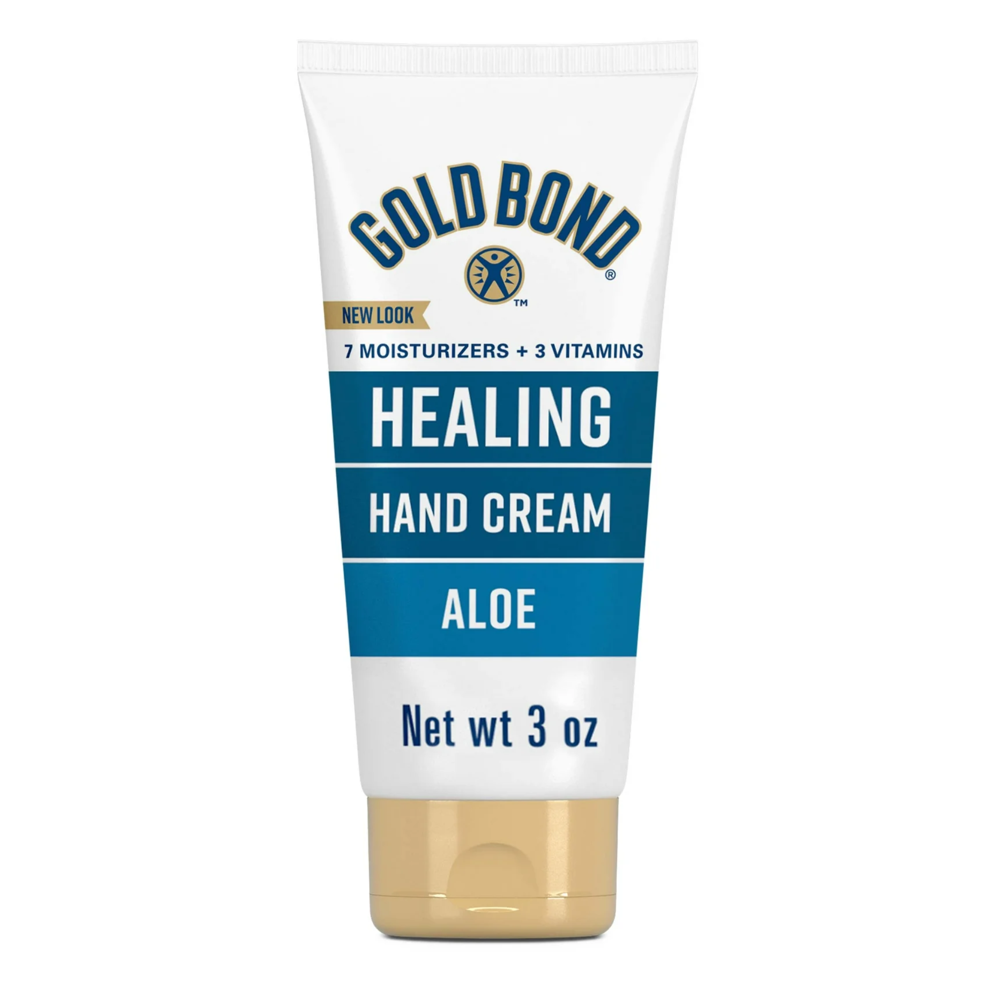 Gold Bond, Healing Hydrating Moisturizer, Nourishing Hand, Face & Body Lotion for Dry to Extra Dry Skin, 3 oz Tube