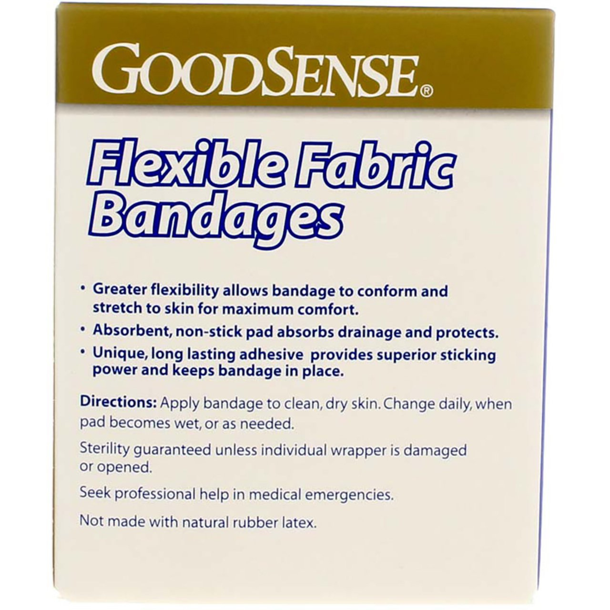 GoodSense Fabric Bandages - Assorted 30 Count