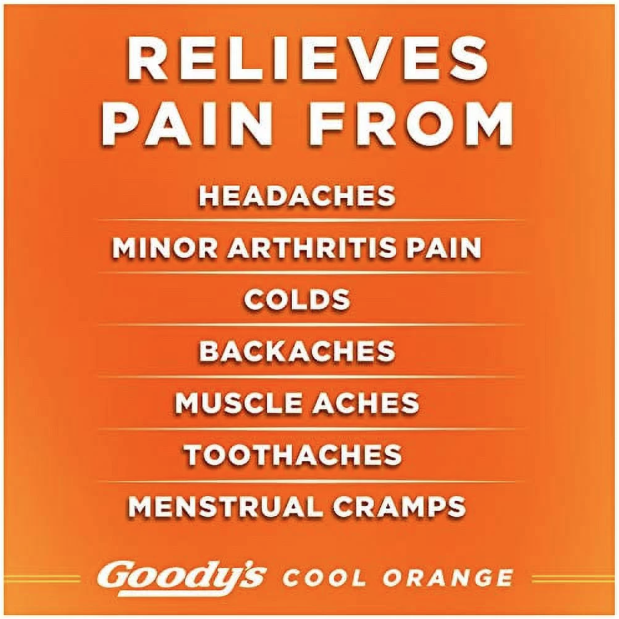 Goody's Extra Strength Headache Powders, Cool Orange, Pack of 6, 4 Count