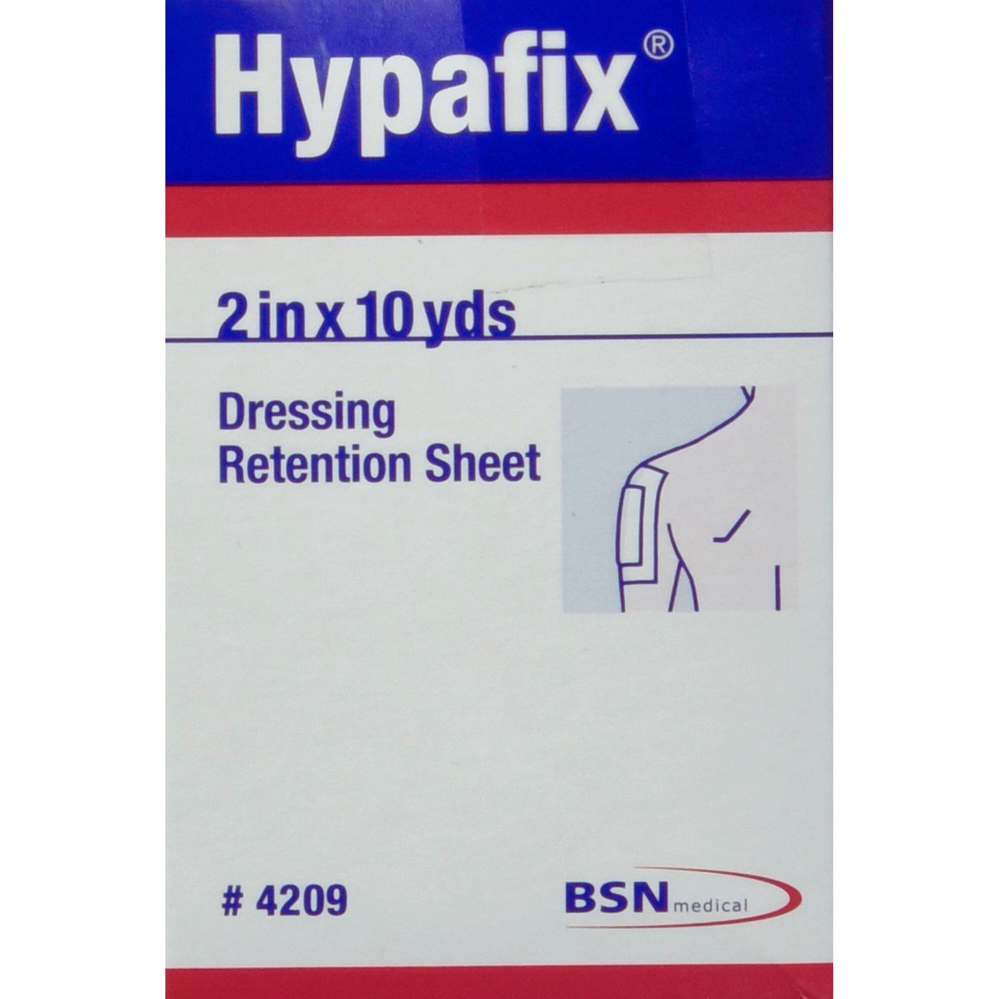 Hypafix, Stretch Tape, Versatile and Reliable for Wound Care, 2" x 10 Yards, One Roll