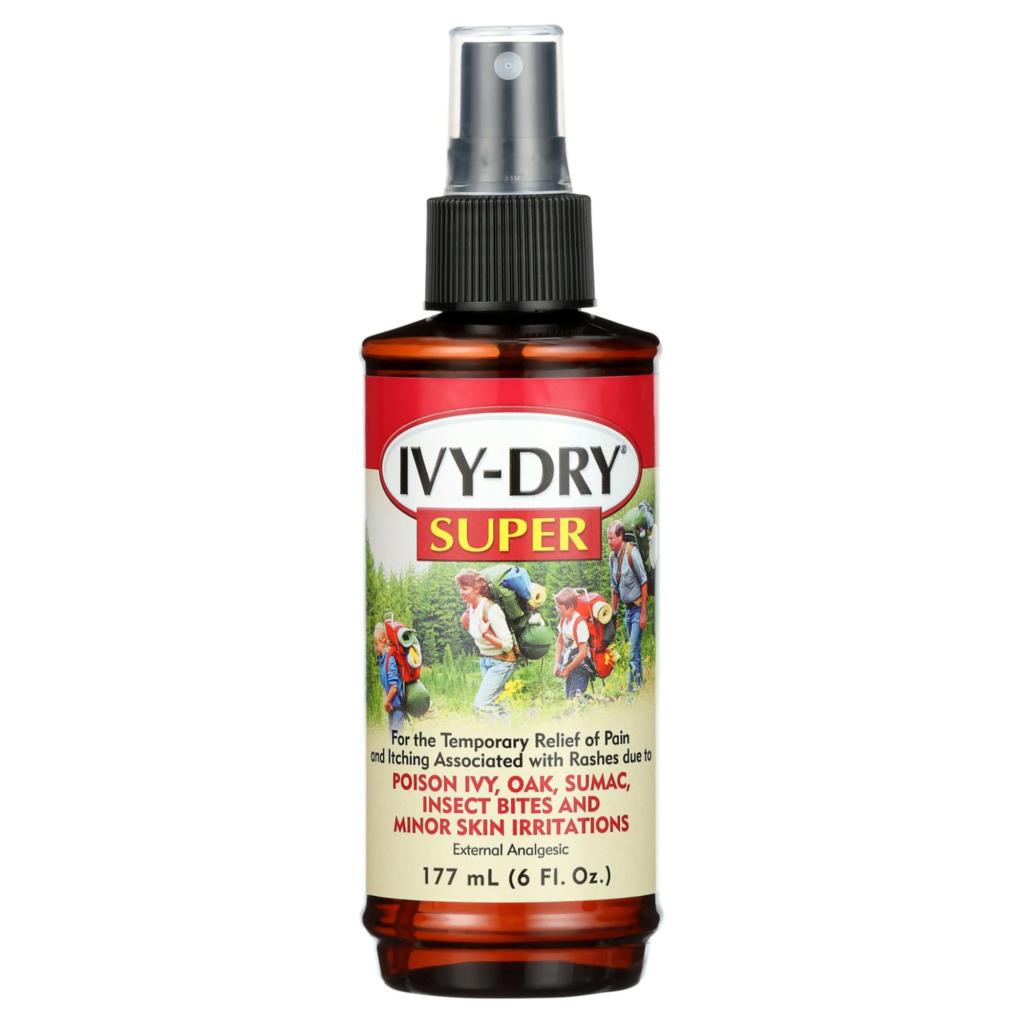 Ivy Dry, Super Itch Relieving Spray, Fast-Acting Relief for Skin Irritations, 6 oz