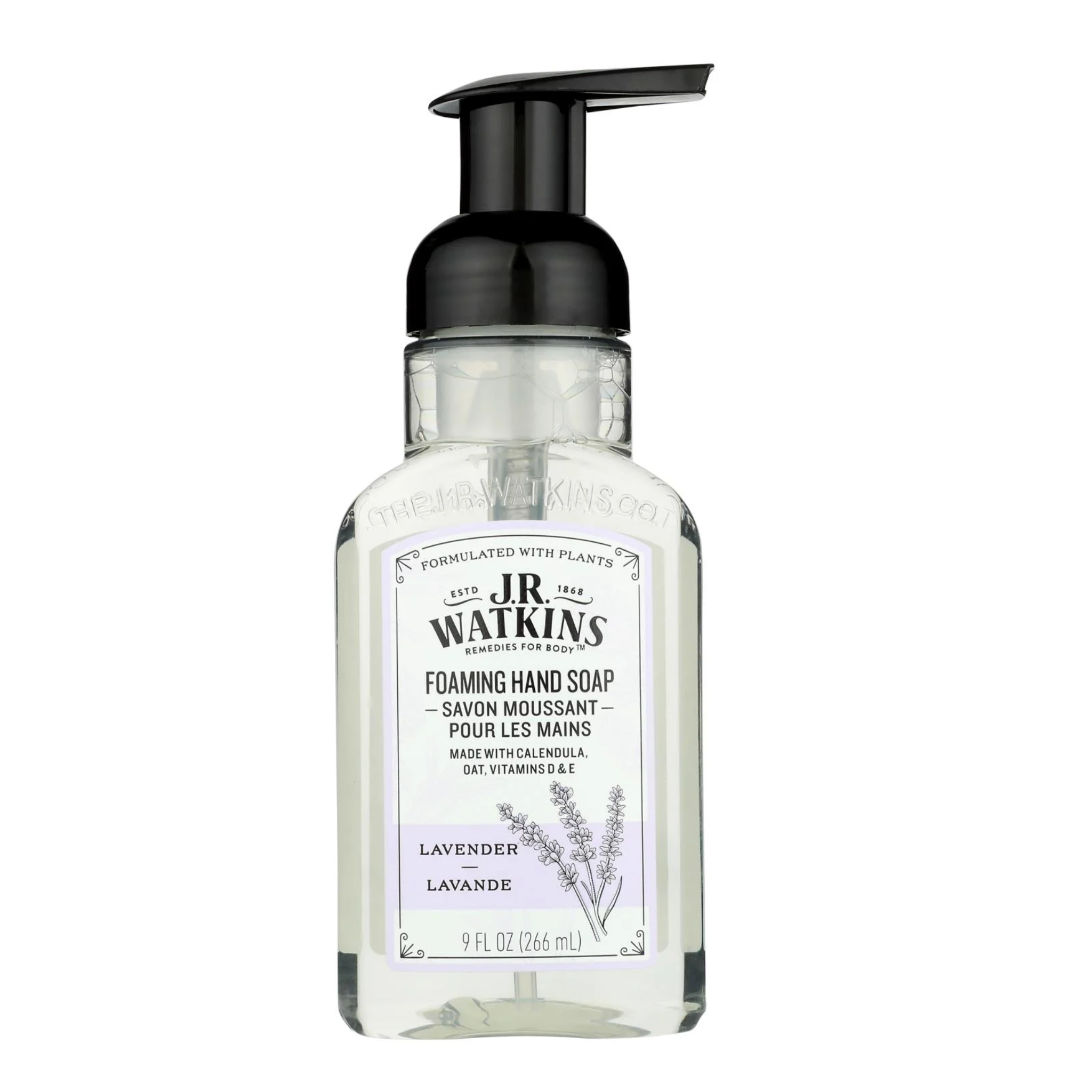 J.R. Watkins, Foaming Hand Soap, Lavender, Calming & Moisturizing, 9 oz