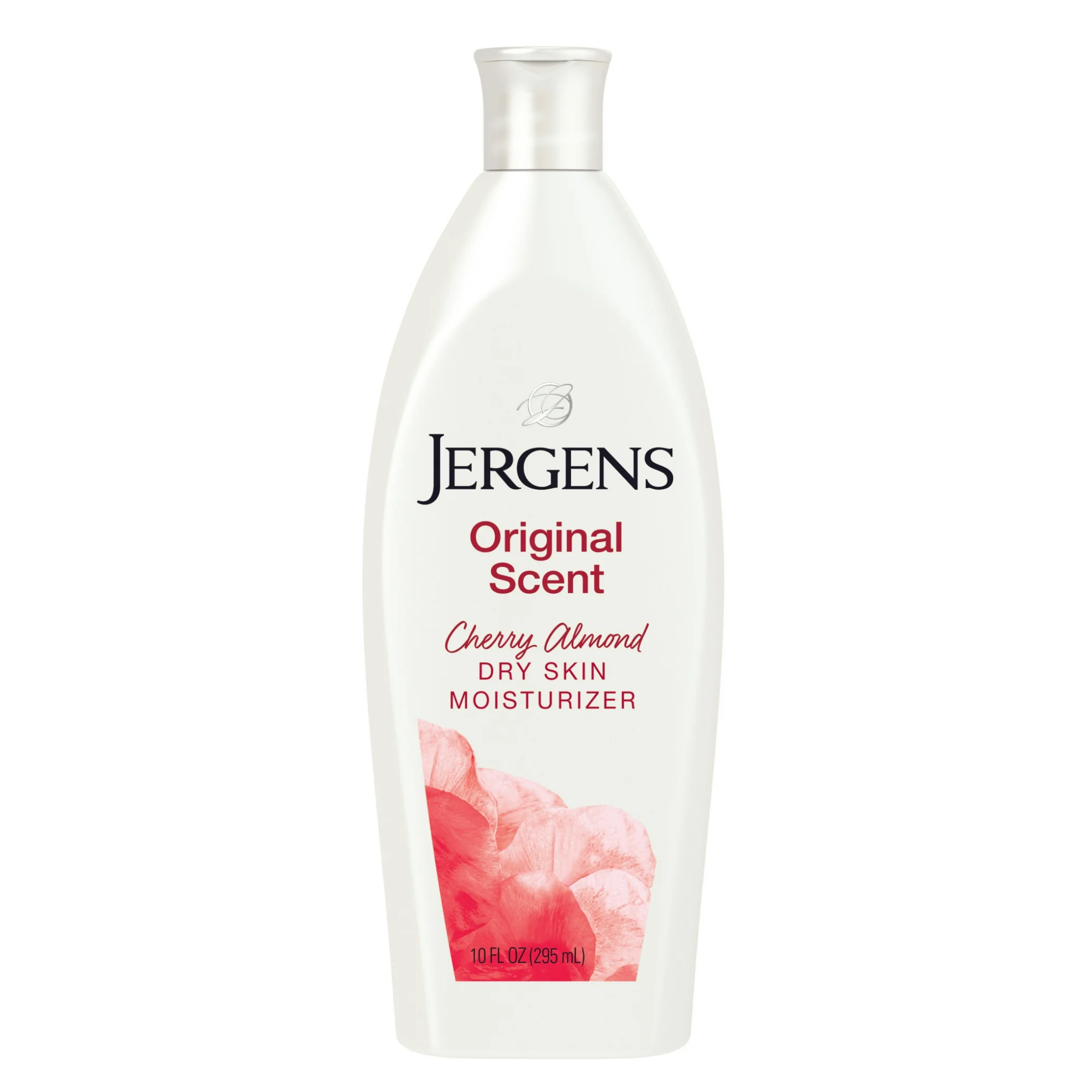 Jergens, Original Scent Body Lotion, Moisturizer for Dry Skin with Cherry Almond Essence, 10 oz Bottle