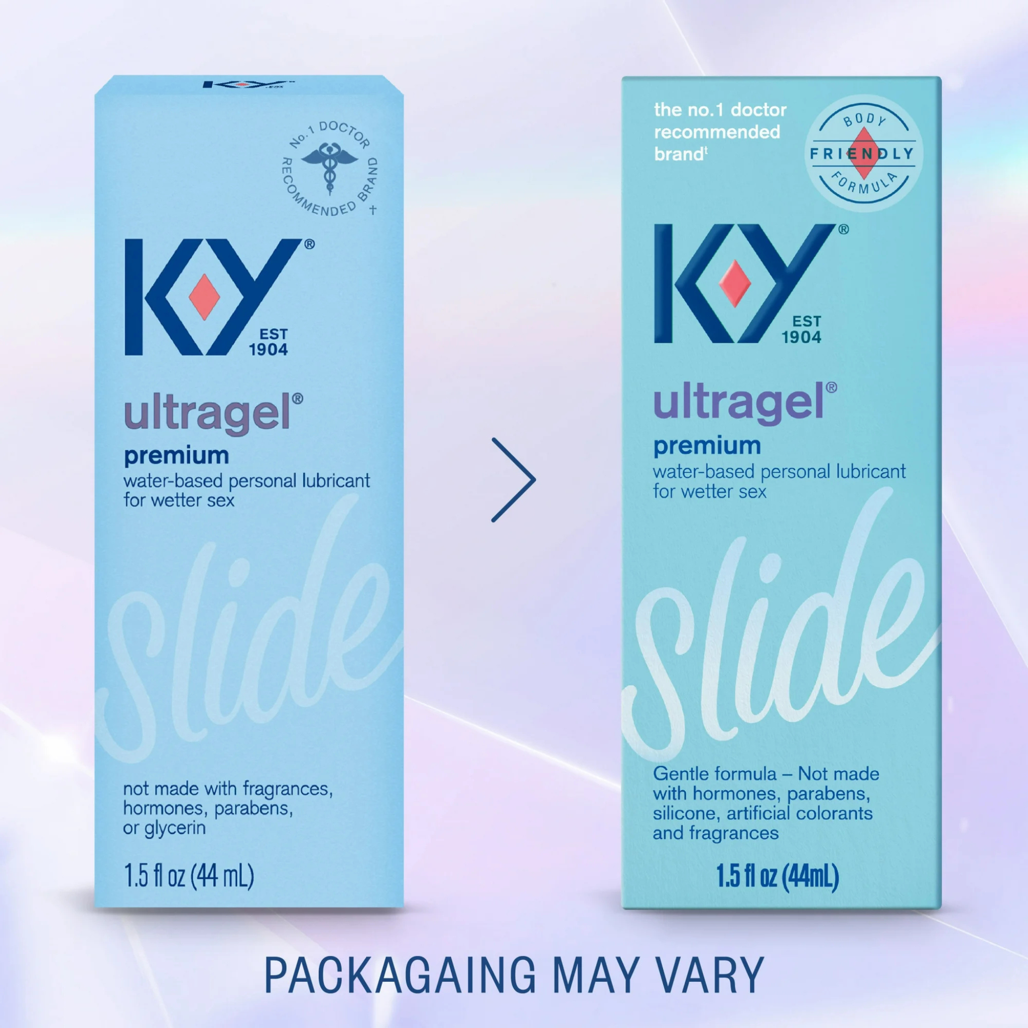 K-Y Ultragel Lube, Personal Water Based Lubricant For Sexual Wellness, Vaginal Moisturizer, 1.5 fl oz