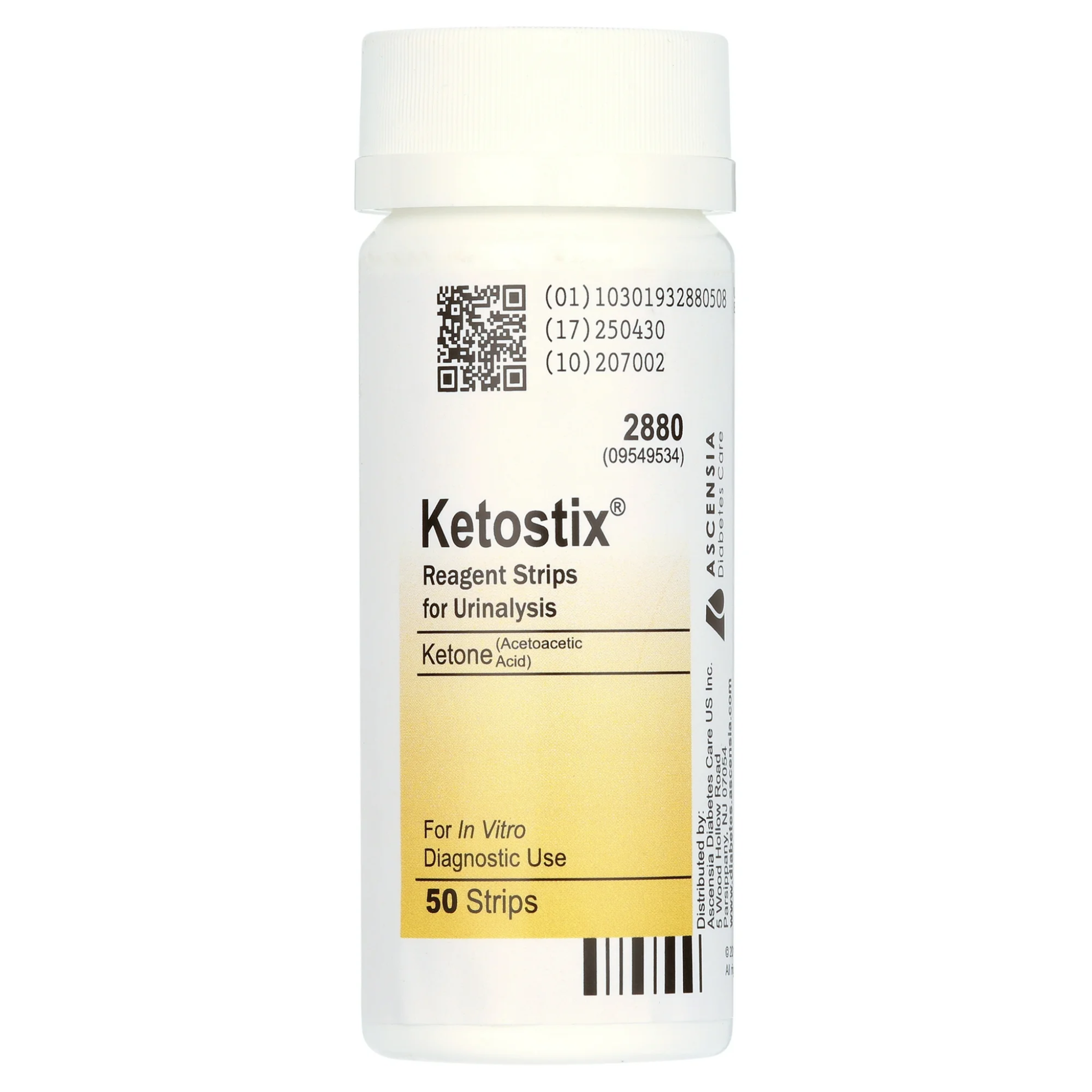 Ketostix Urine Reagent Test Strips, 50 Count