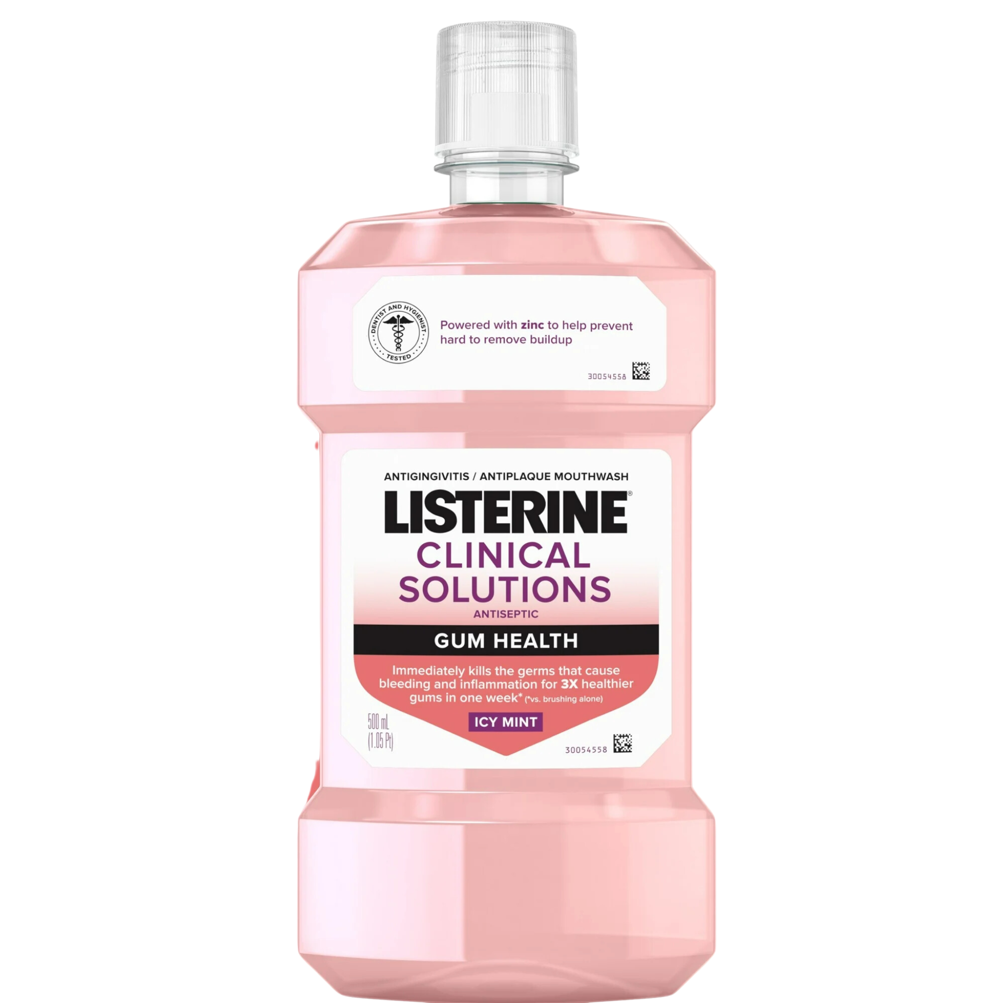 Listerine, Clinical Solutions Gum Health Antiseptic Mouthwash, Oral Care for Healthy Gums, 500 mL