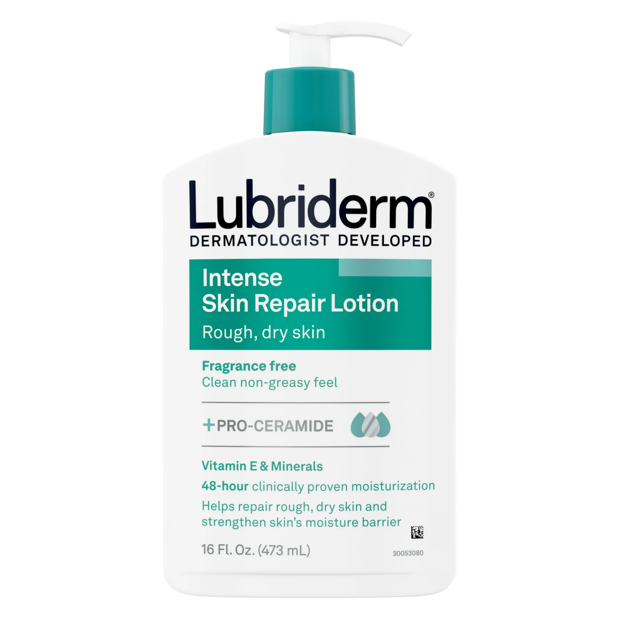 Lubriderm, Fast-Absorbing Intense Dry Skin Repair Lotion, Long-Lasting Moisture for Dry Skin, 16 fl oz Bottle