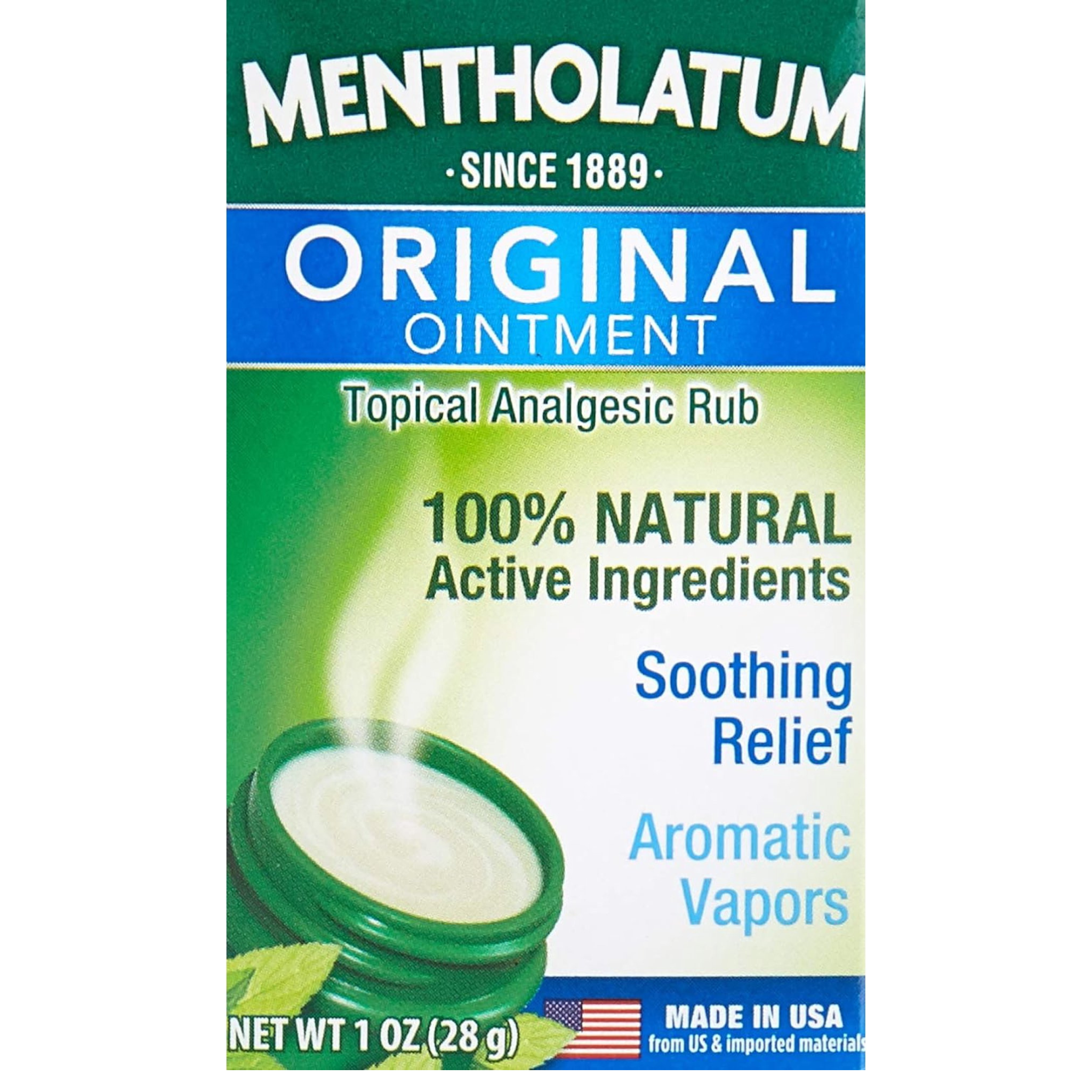 Mentholatum Ointment Jar, 1 oz