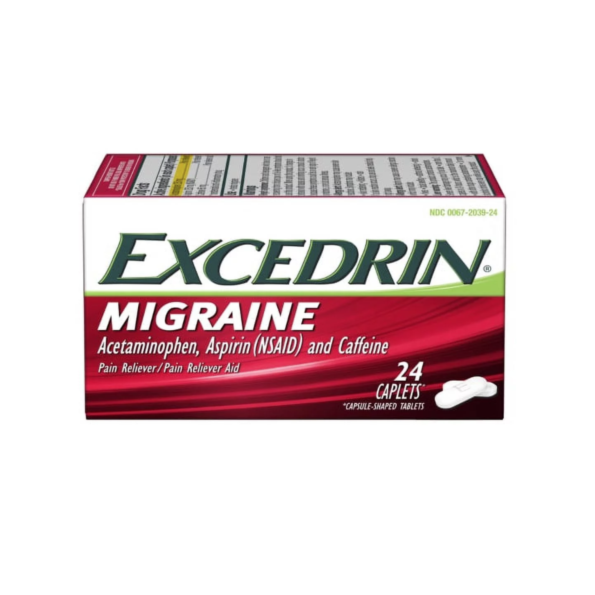 Excedrin Migraine Medicine Caplets for Migraine Headache Relief, 24 Count