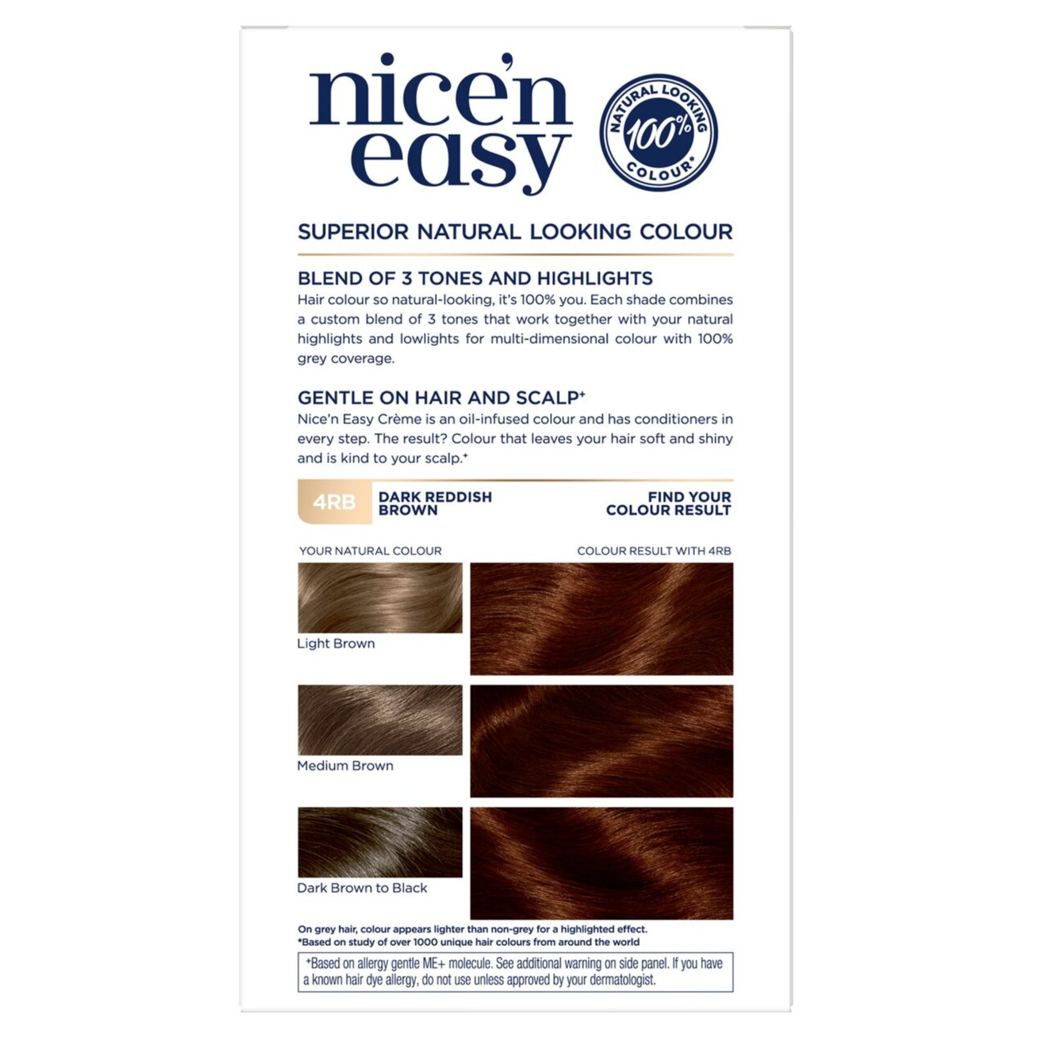 P&G, Nice 'N Easy Permanent Hair Color, Natural-Looking Results, 1 Kit