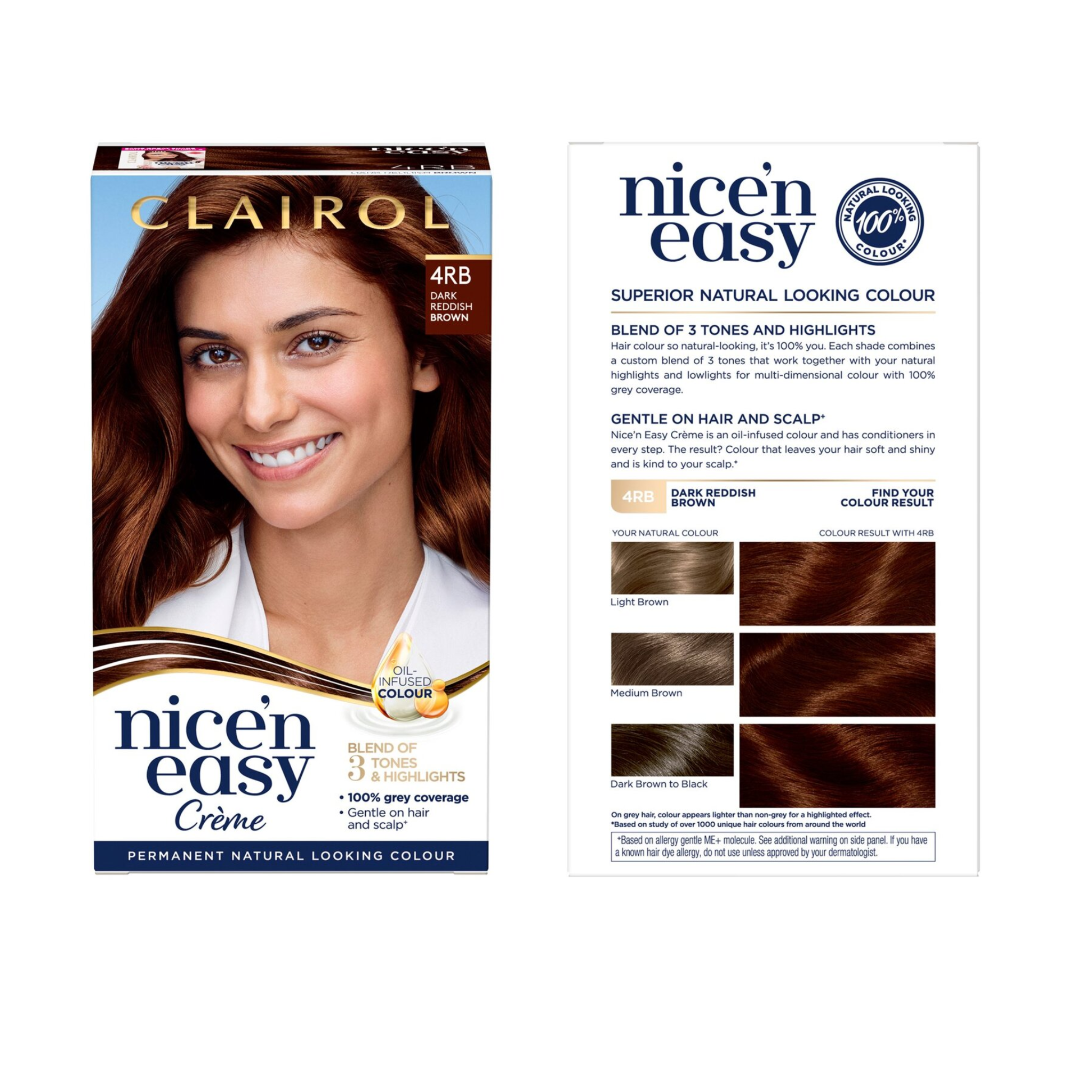 P&G, Nice 'N Easy Permanent Hair Color, Natural-Looking Results, 1 Kit