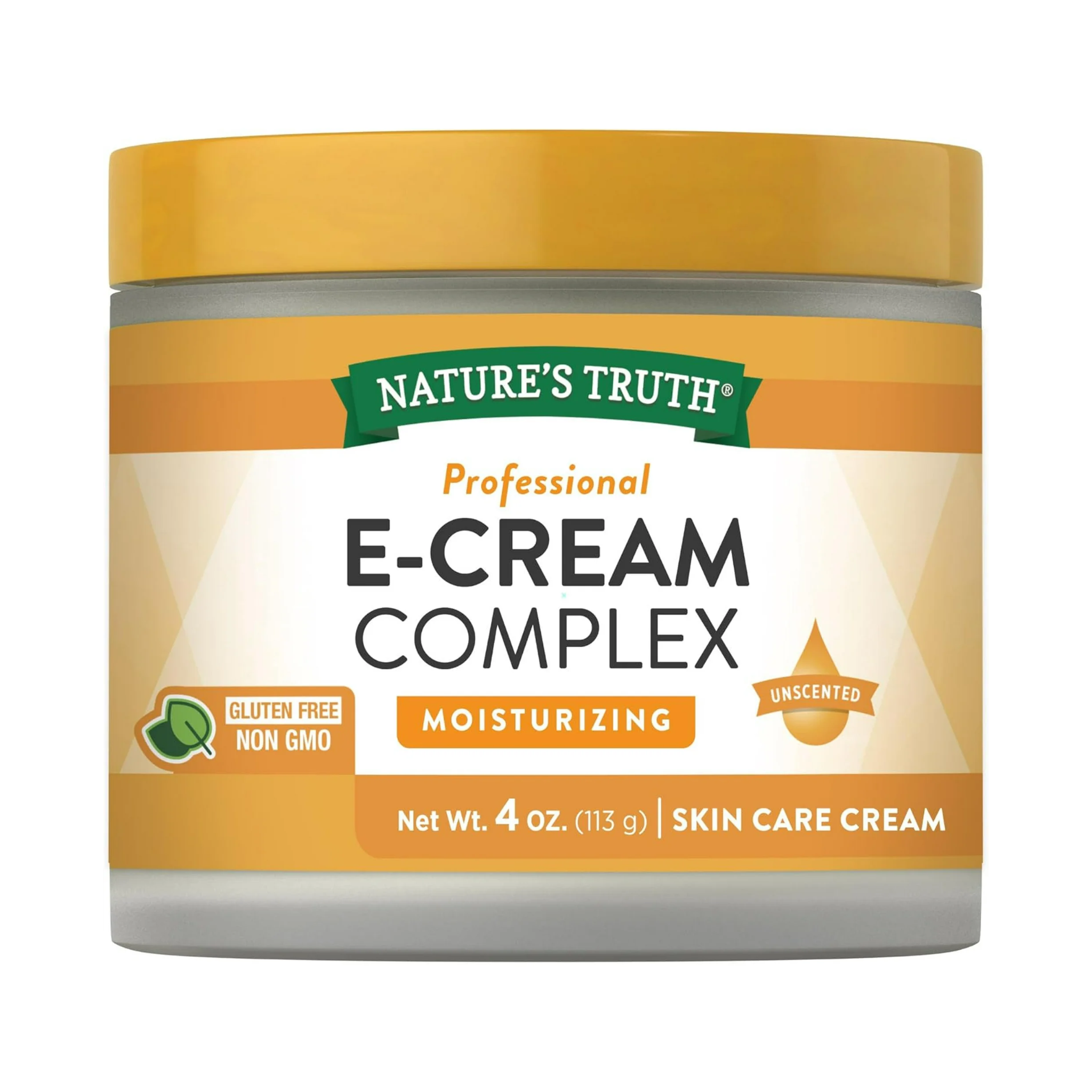 Nature's Truth, Vitamin E Cream Complex, Moisturizing Skin Care for Soft & Nourished Skin, 4 oz Jar