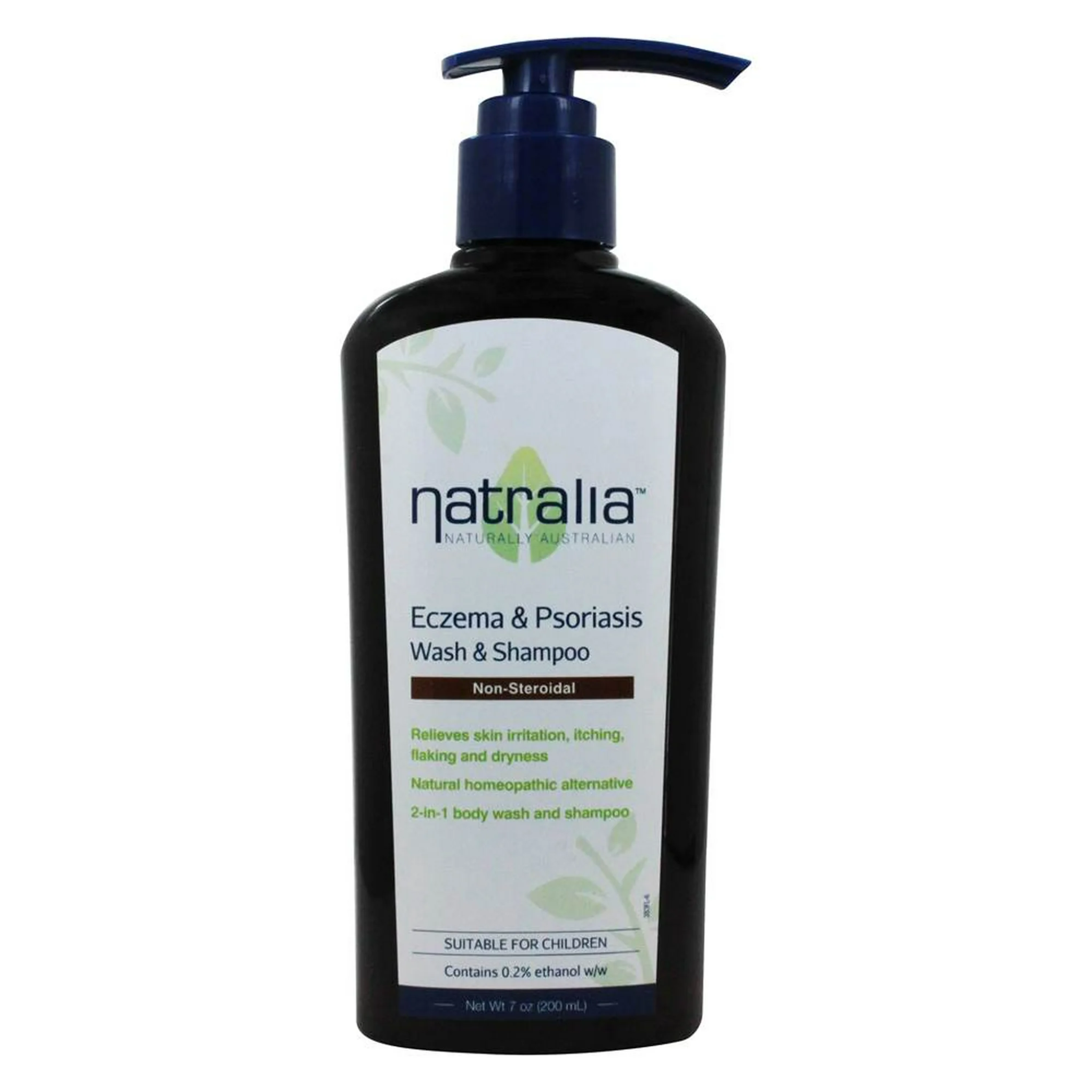 Natralia, Eczema and Psoriasis Wash & Shampoo, Non-Steroidal Natural Homeopathic Alternative, 7 fl. oz