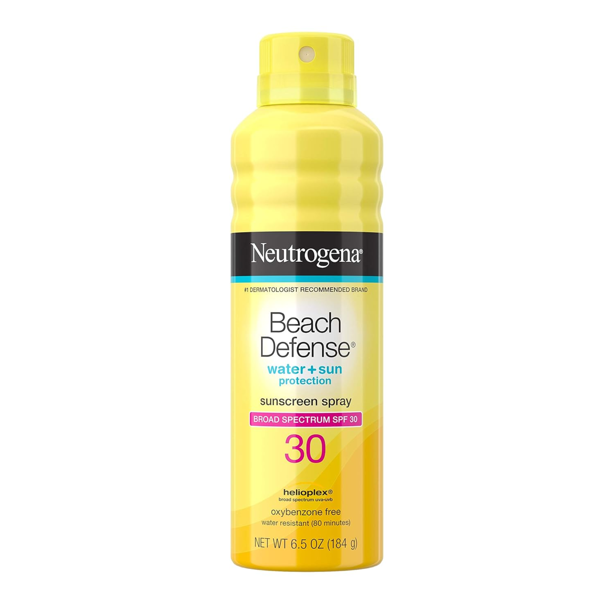 Neutrogena, Beach Defense Sunscreen Spray, SPF 30 Broad-Spectrum Protection, Water-Resistant Sun Care, 6.5 Oz