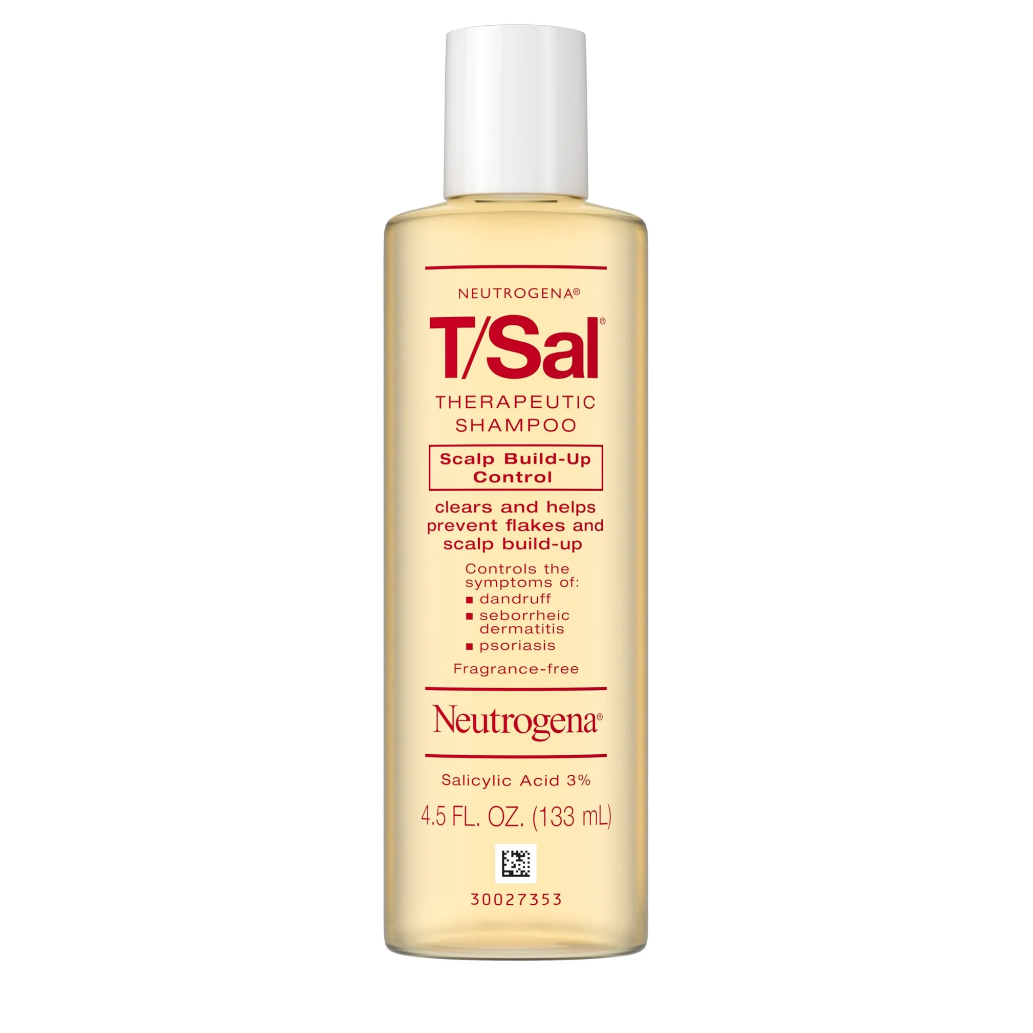 Neutrogena, T/Sal Therapeutic Shampoo, 3% Salicylic Acid Formula for Scalp Care, 4.5 fl. oz