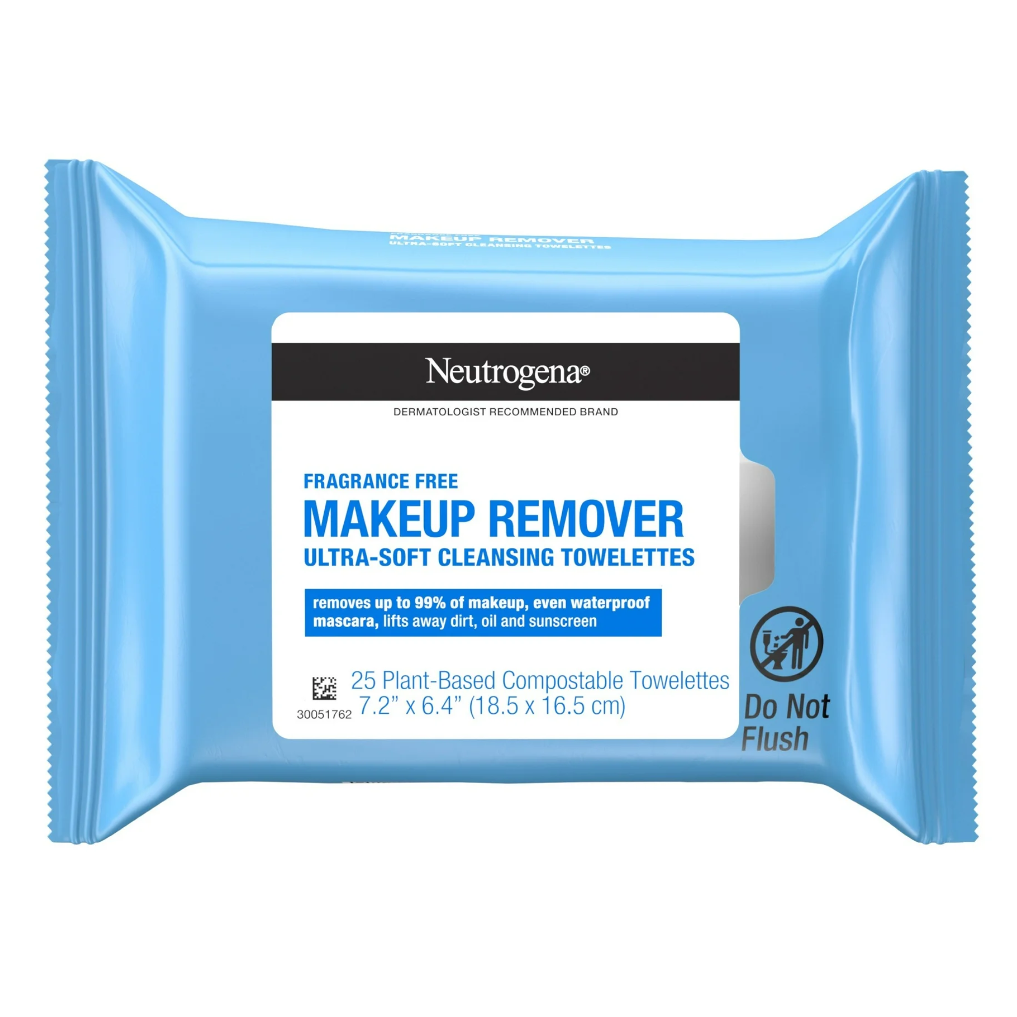 Neutrogena, Makeup Remover Wipes, Fragrance-Free Cleansing Wipes, 25 Count