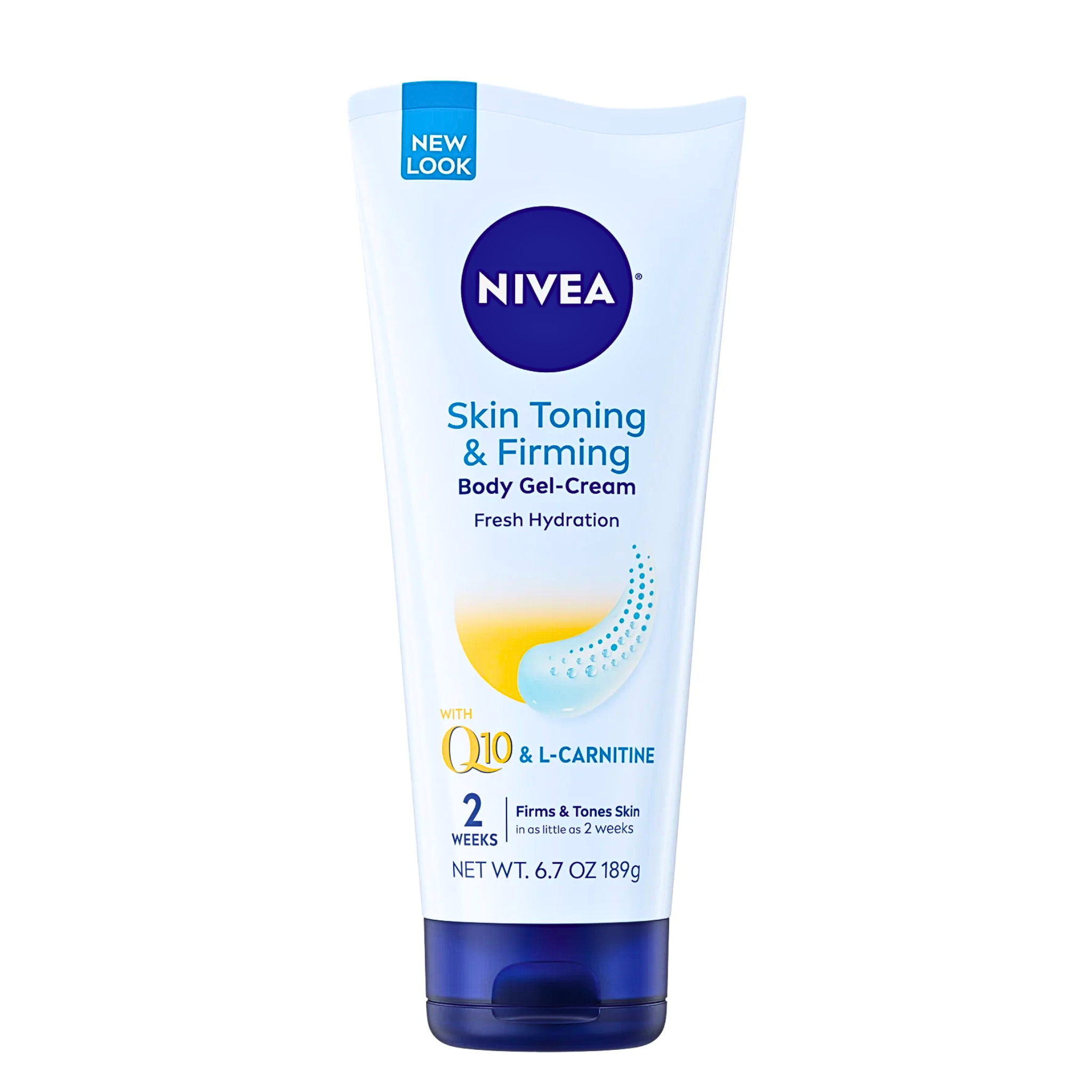 NIVEA, Skin Firming & Toning Body Gel-Cream with Q10, Smooths & Firms Skin, 6.7 oz Tube