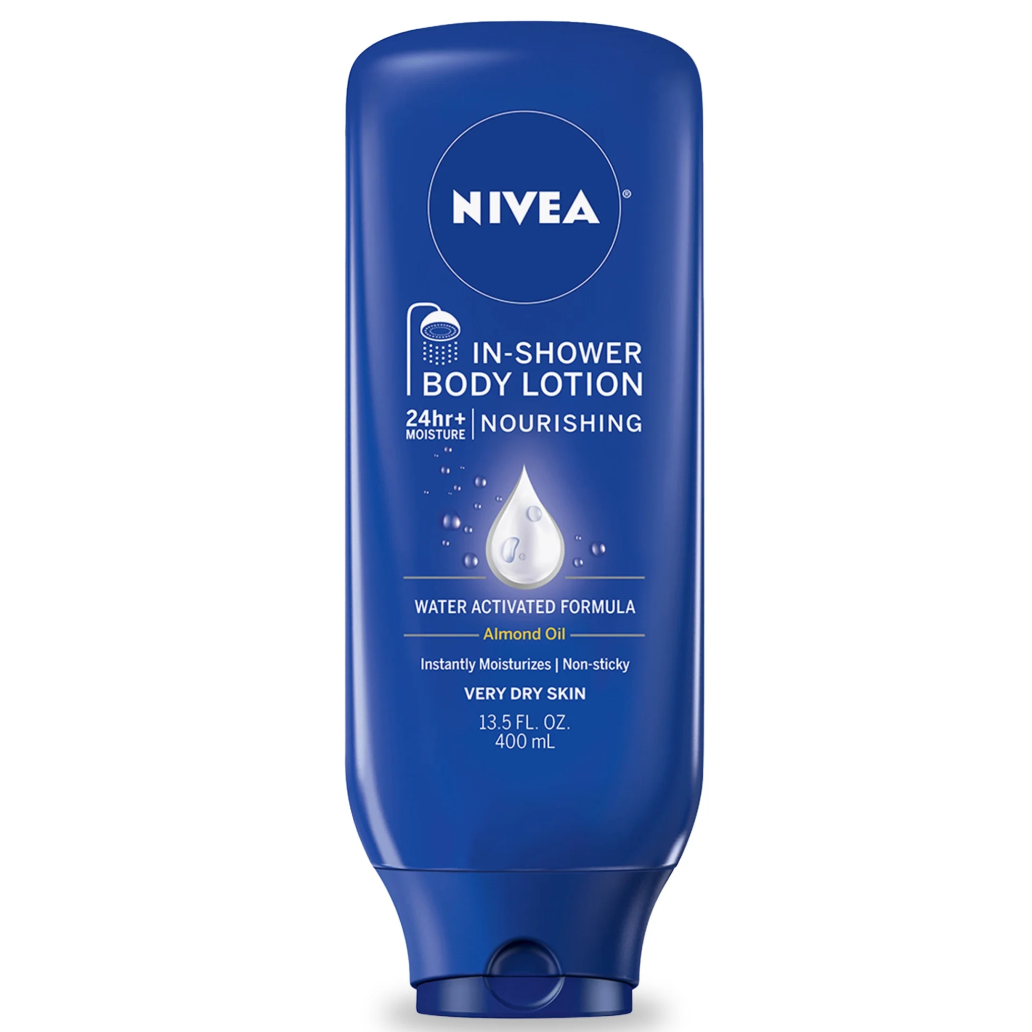 NIVEA, Nourishing In-Shower Body Lotion, for Dry Skin, 13.5 fl oz Bottle