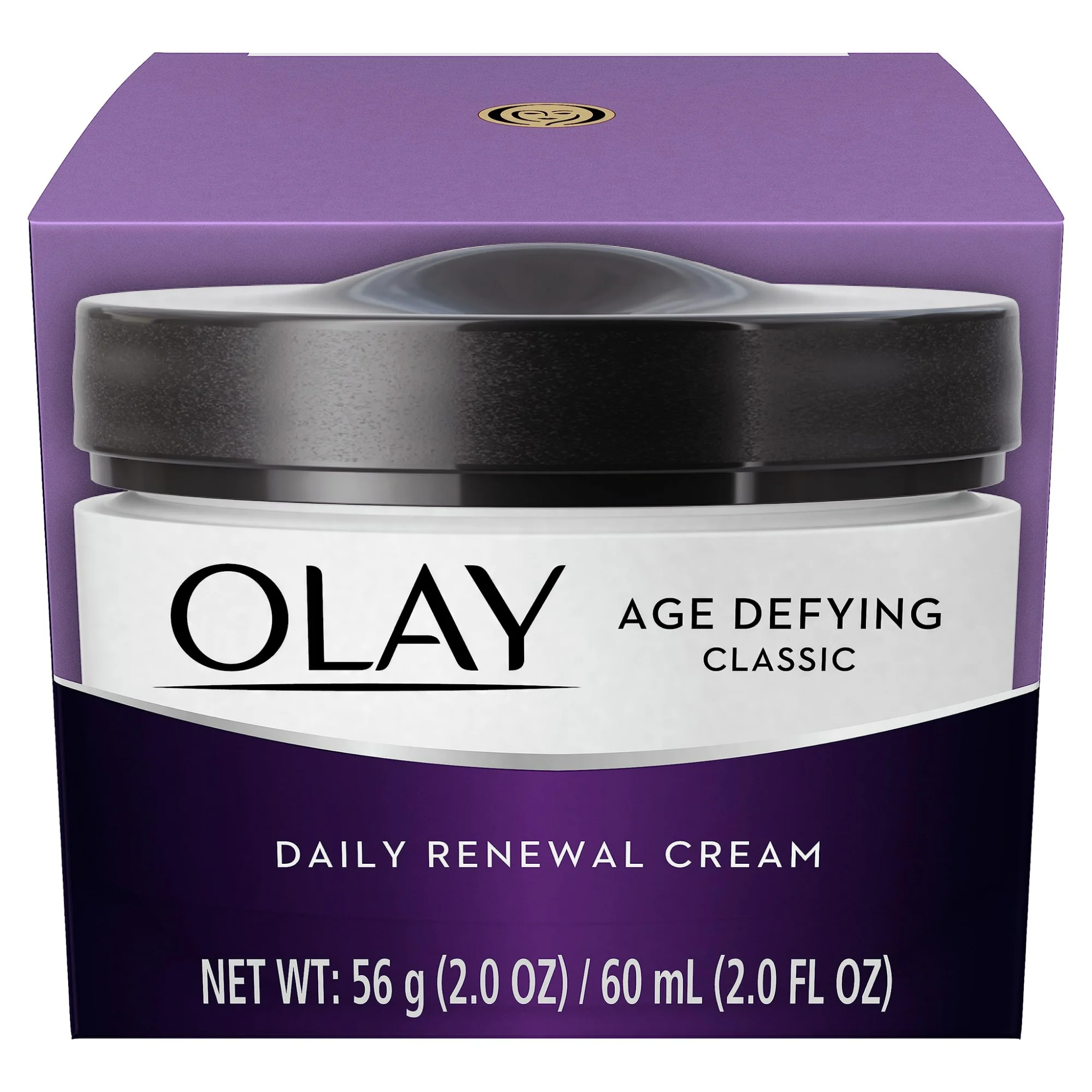 Olay, Age Defying Classic Daily Renewal Cream, Hydrating and Nourishing for Smooth Skin, 2 Oz