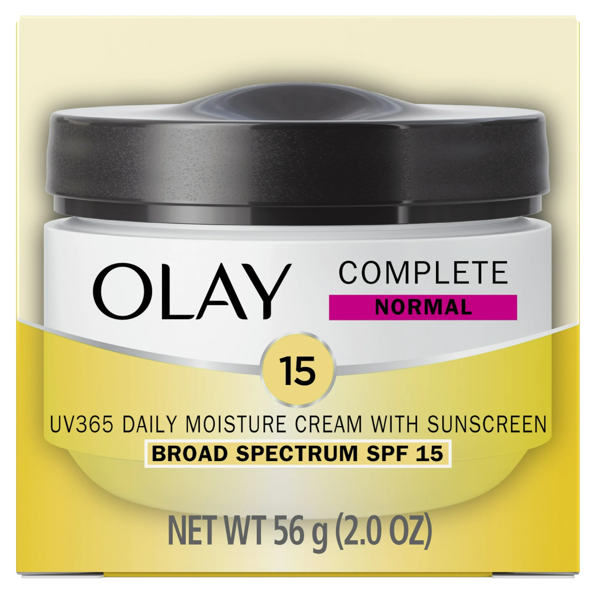 Olay, Complete Cream Moisturizer with SPF 15, Hydrating and Protecting for Normal Skin, 2.0 oz