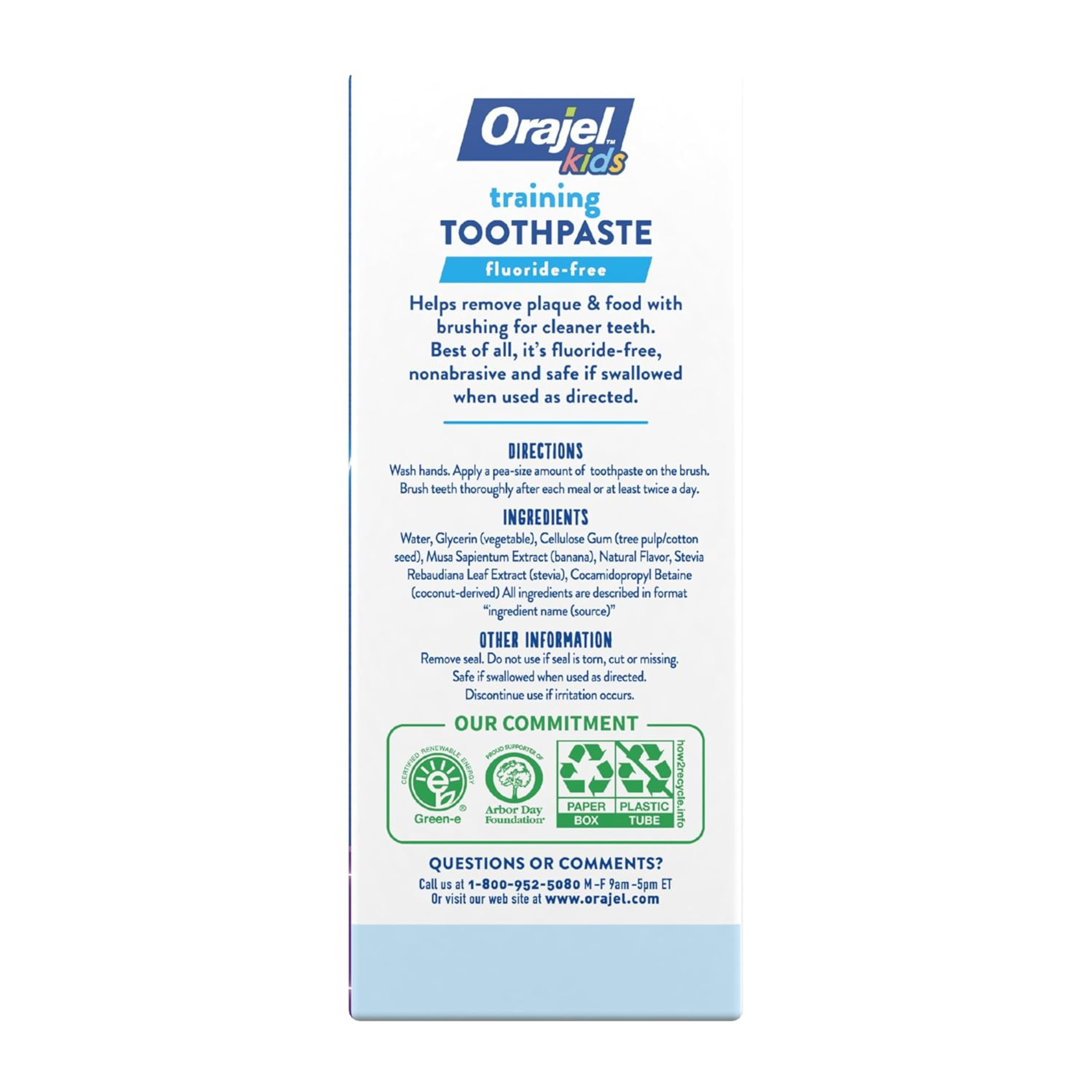 Orajel, Kids Paw Patrol Fluoride-Free Training Toothpaste, Natural Fruity Fun Flavor, #1 Pediatrician Recommended, 1.5 oz Tube