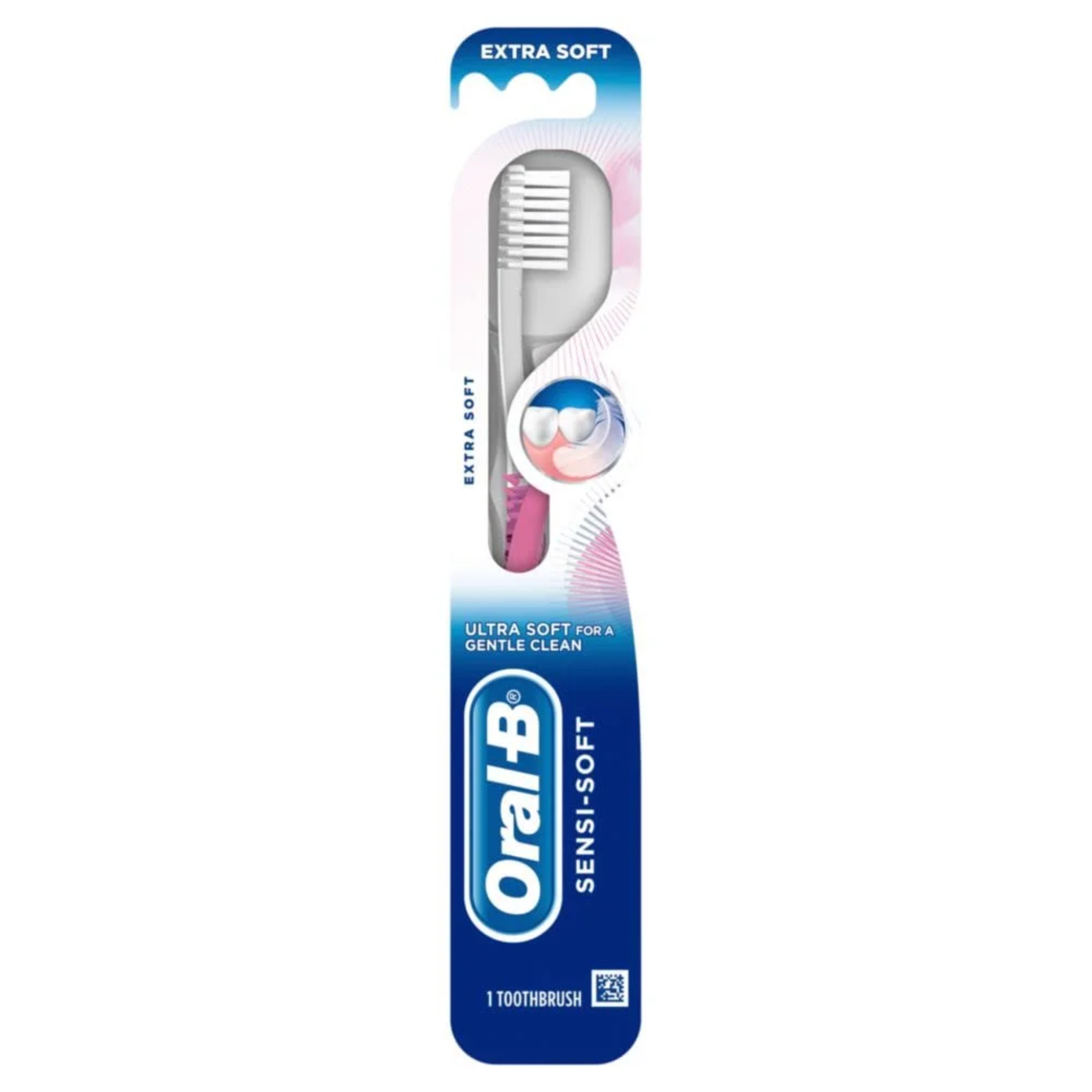 Oral-B, Sensi-Soft Toothbrush, Ultra Soft Bristles for Gentle Cleaning, 1 Count